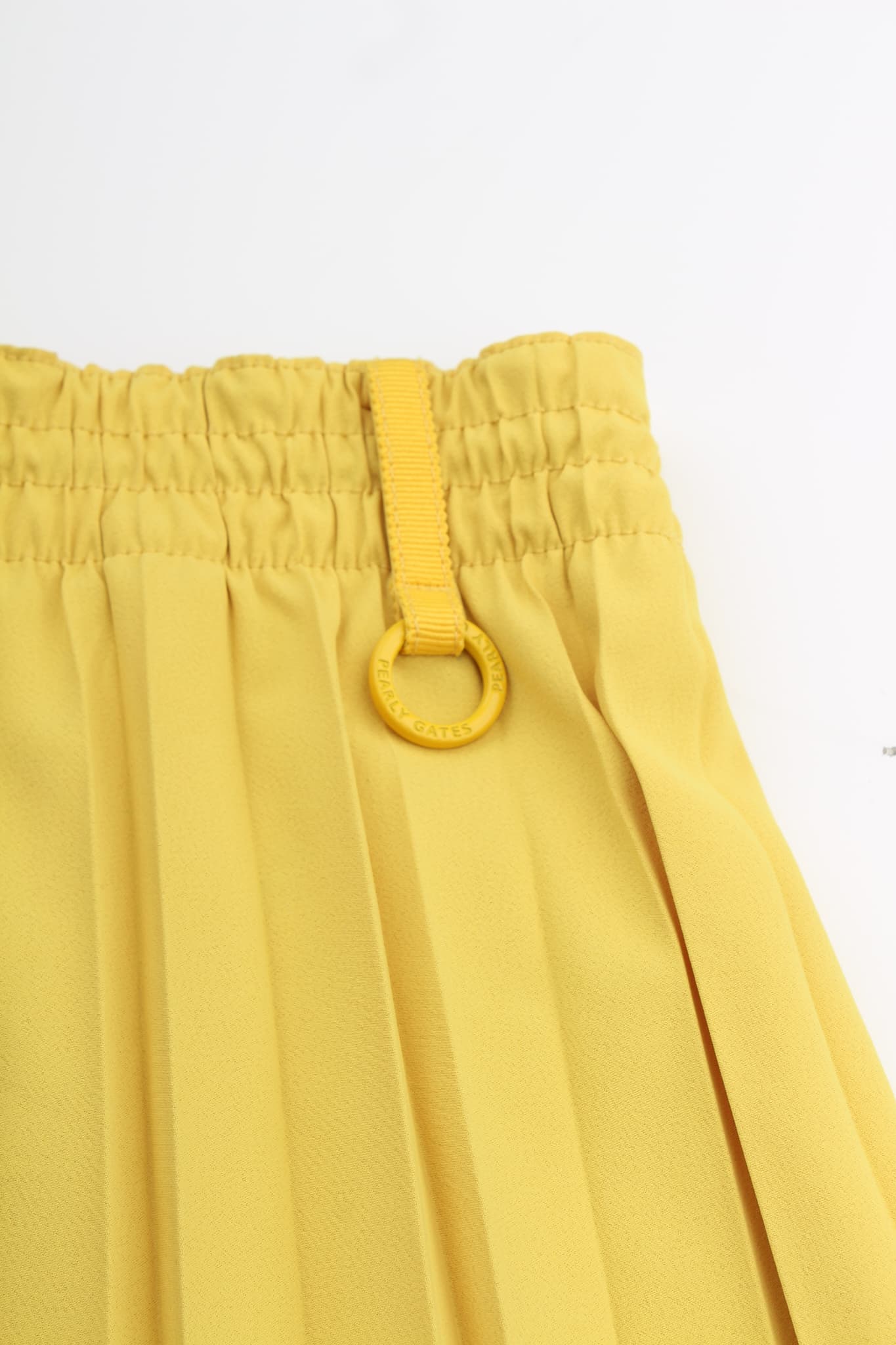 로고 라인 스트링 밴딩 큐롯 스커트