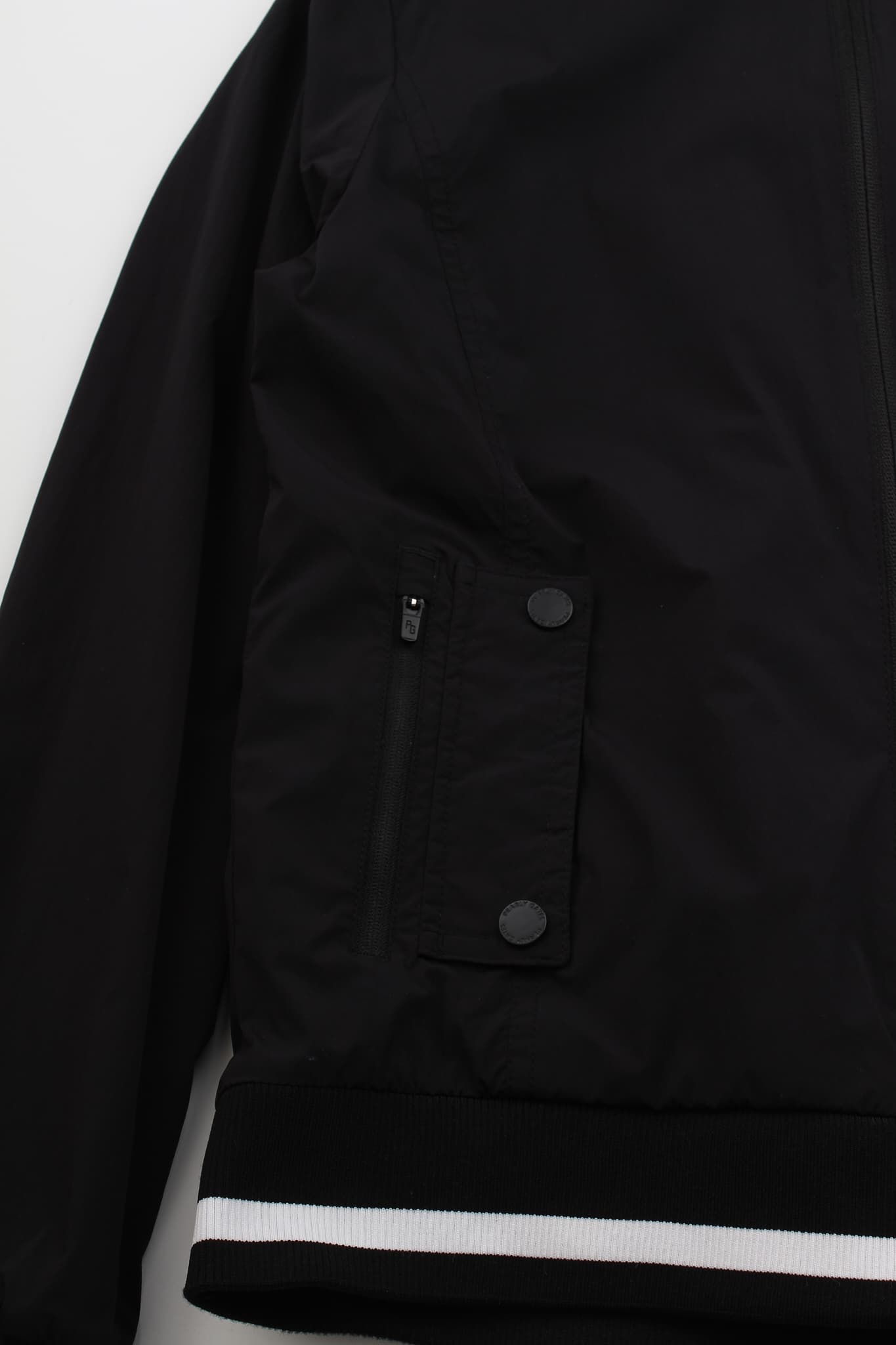 여성 스마일 레터링 블루종