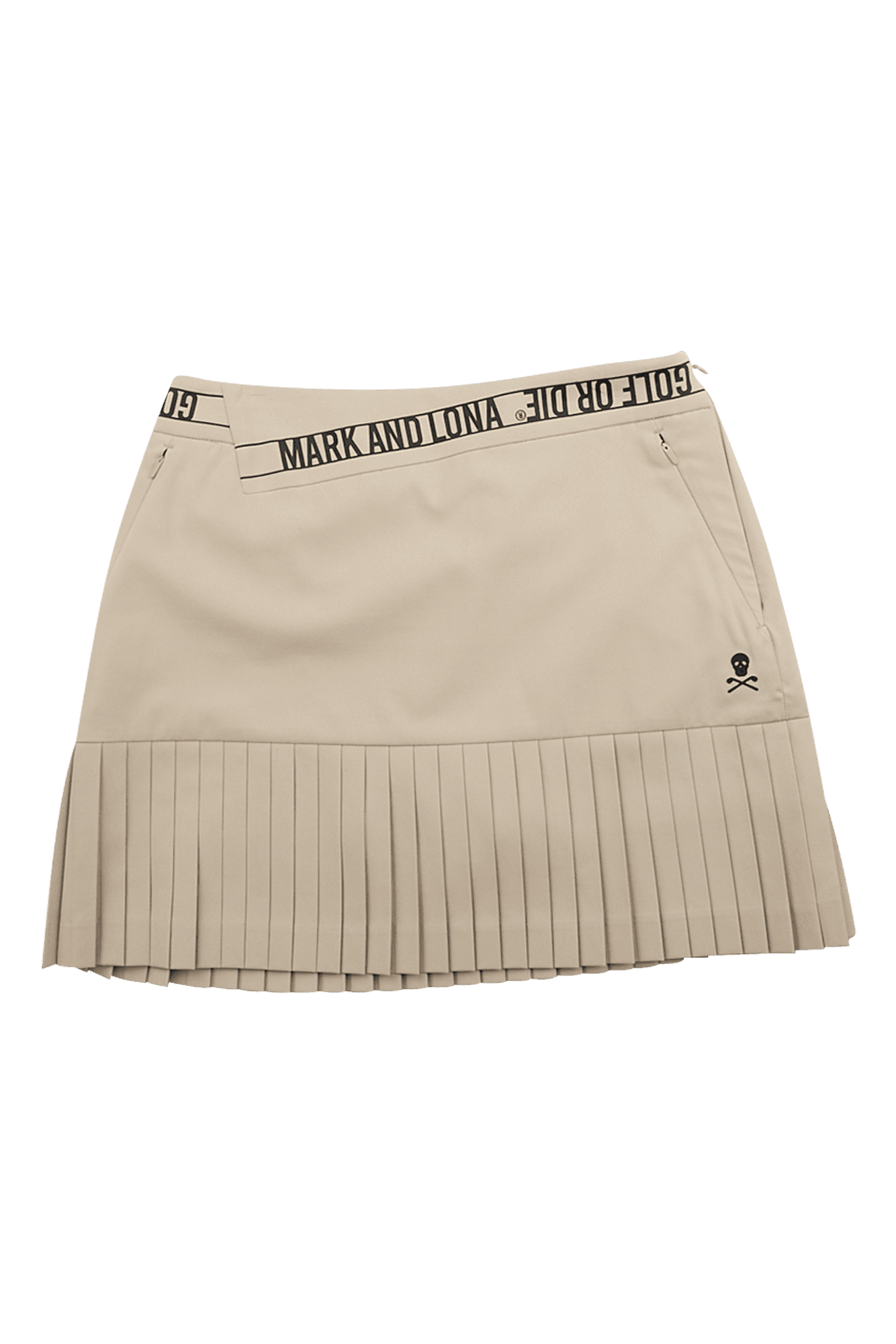 W 폴리트윌 플리츠 스커트