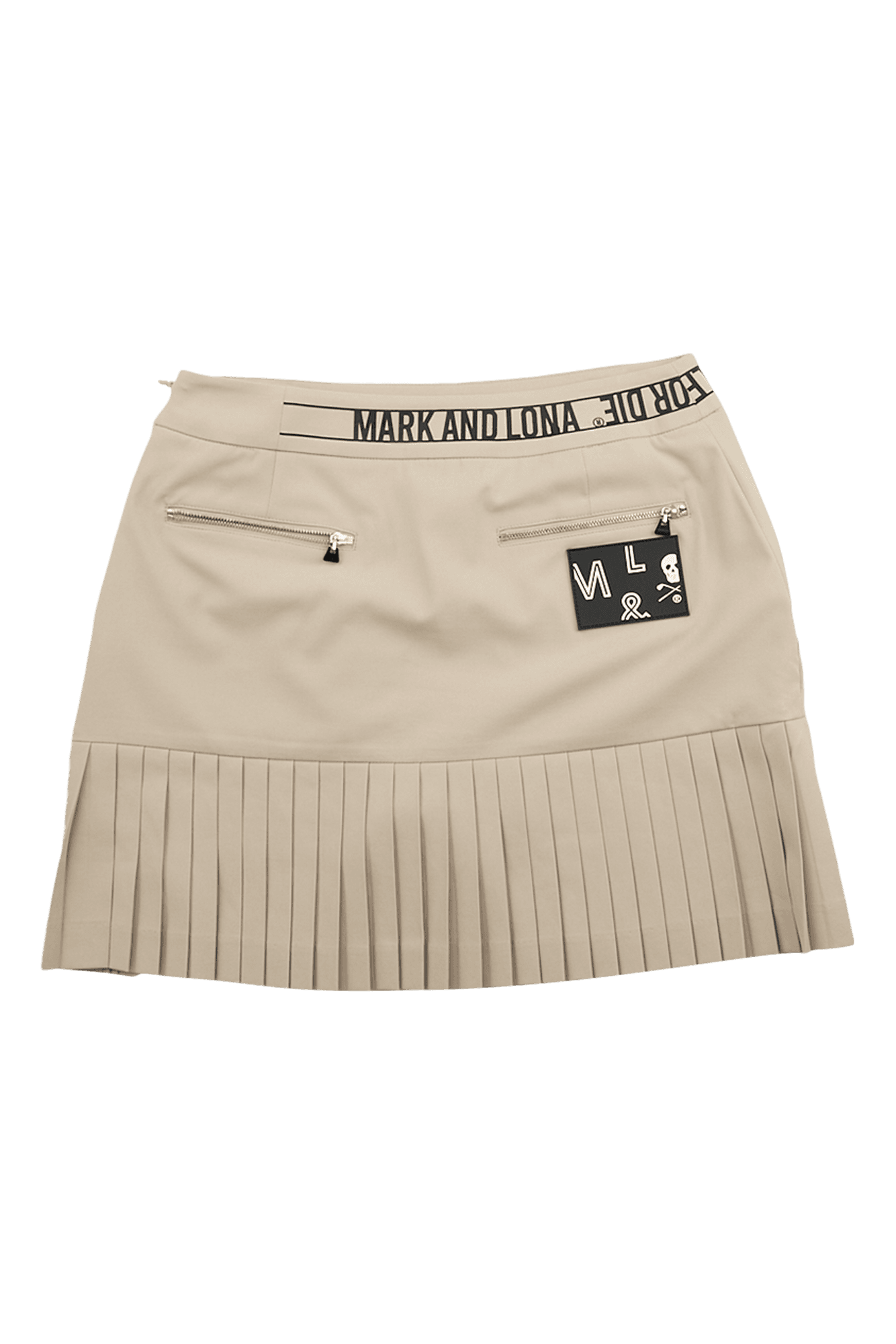 W 폴리트윌 플리츠 스커트