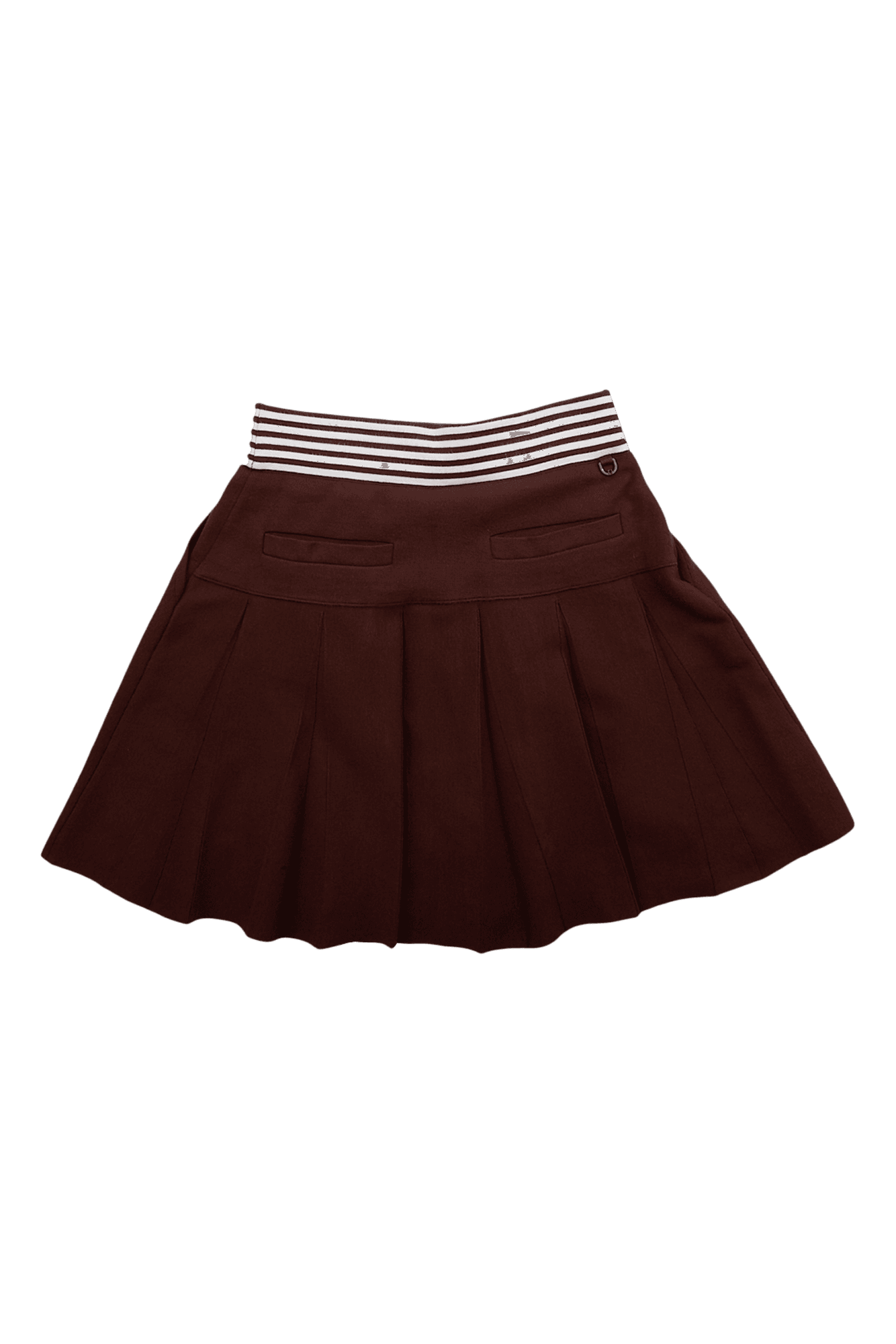 니트 플리츠 스커트