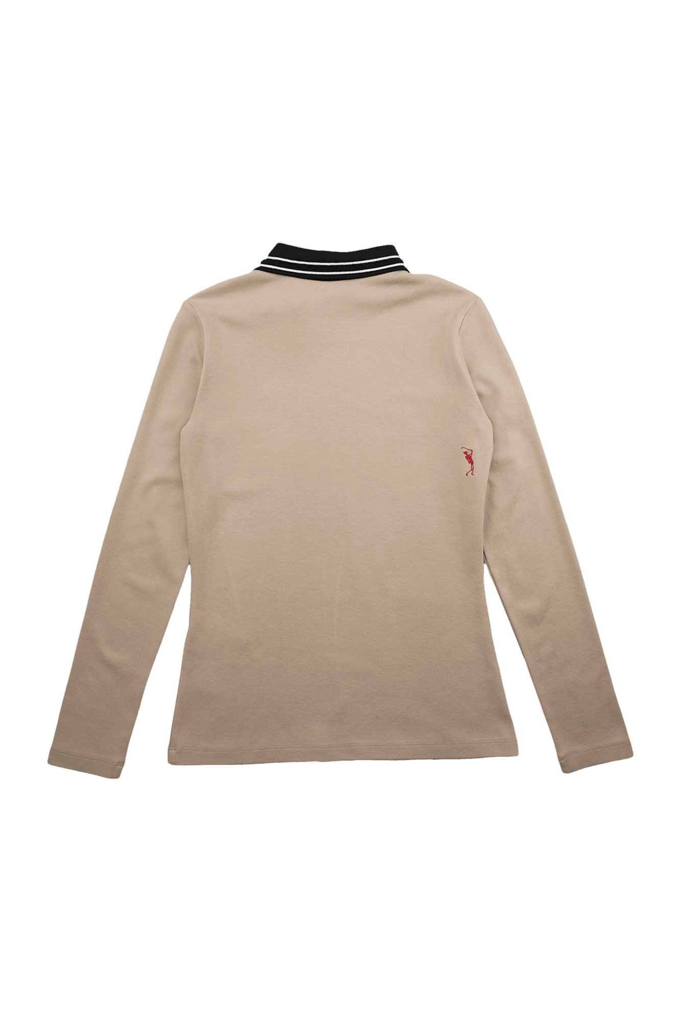 W콤보 백 브러쉬드 LS 폴로