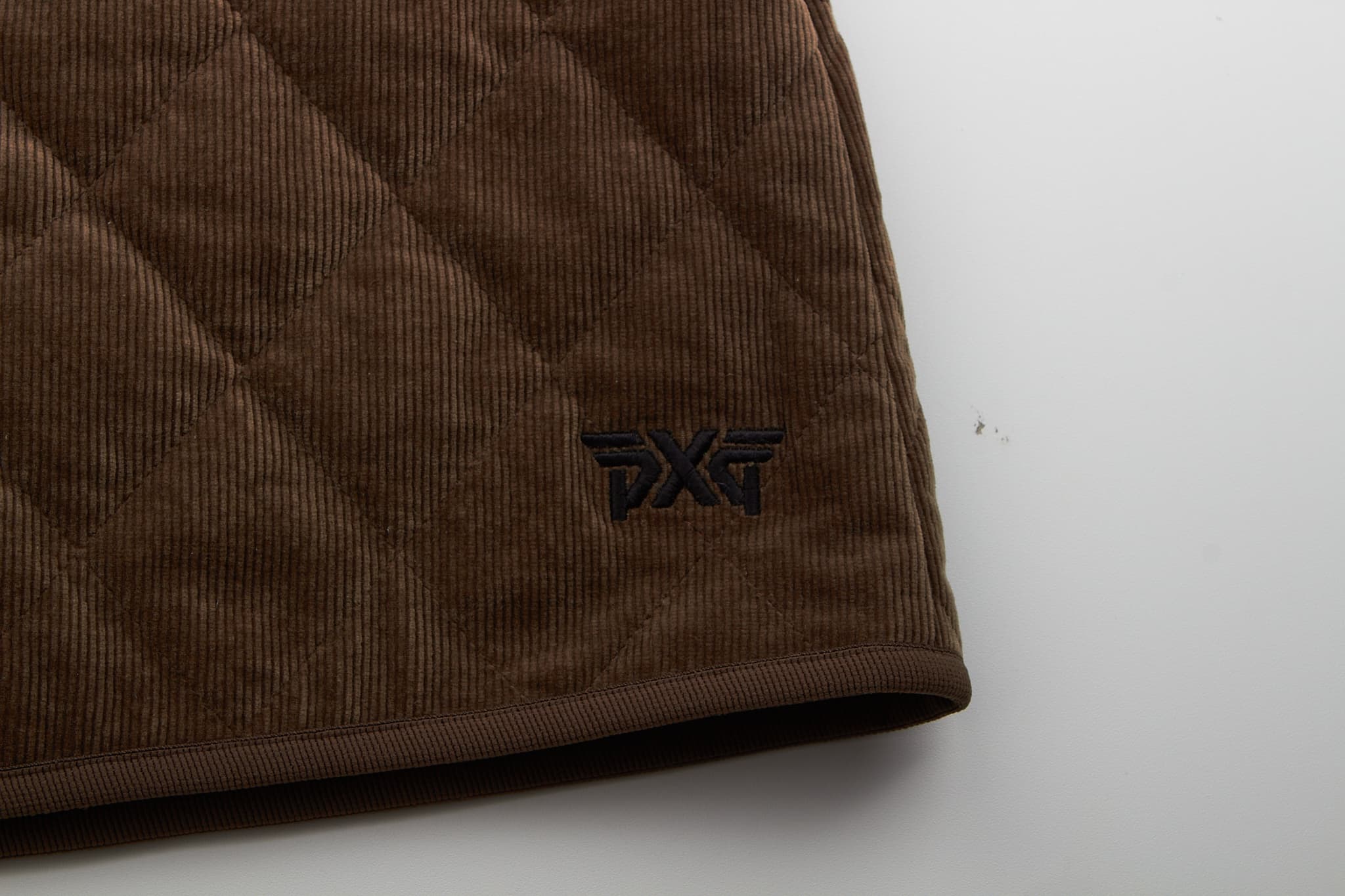 겨울 코튜로이 퀼팅 패딩 스커트