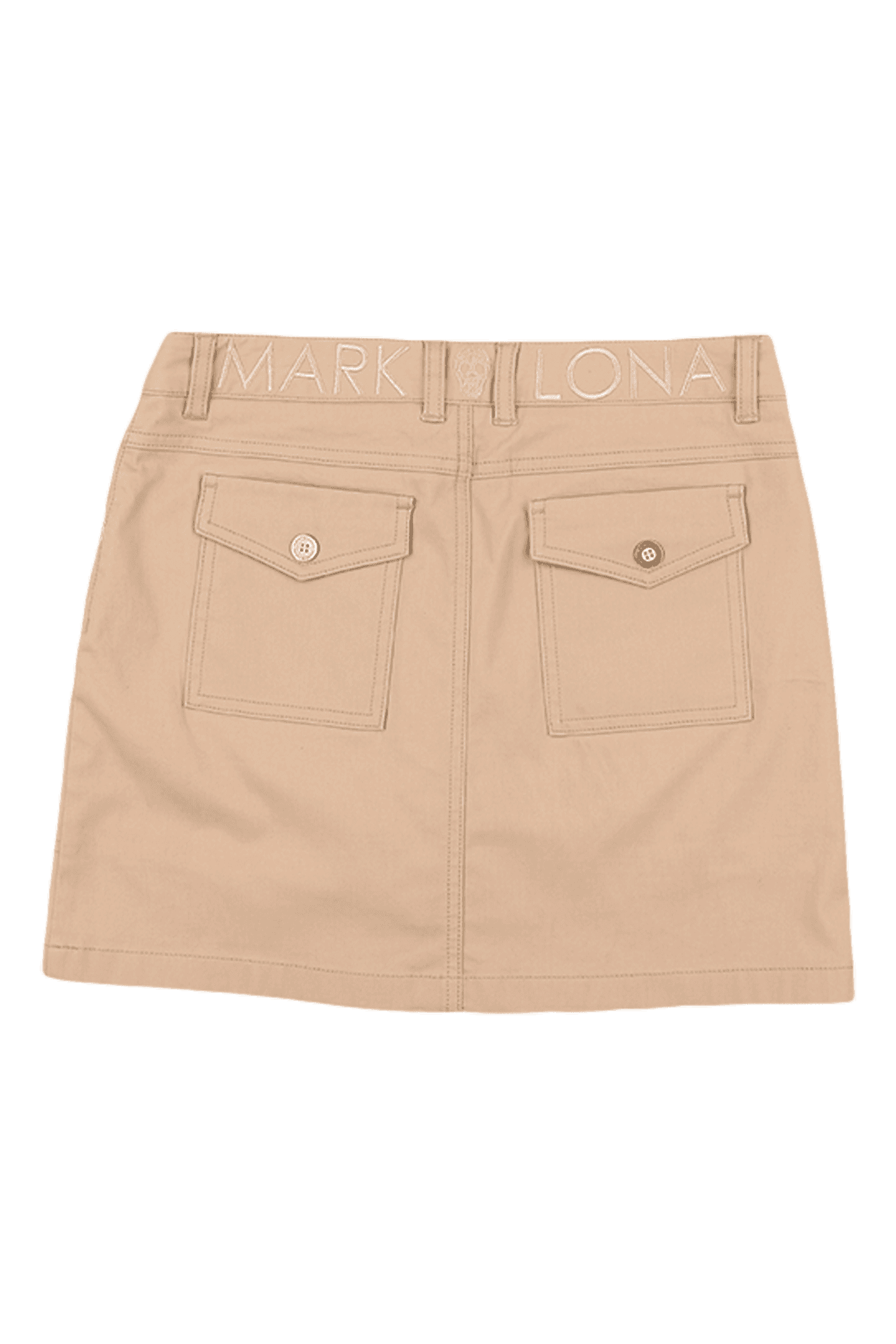 H라인 스컬 포인트 스커트