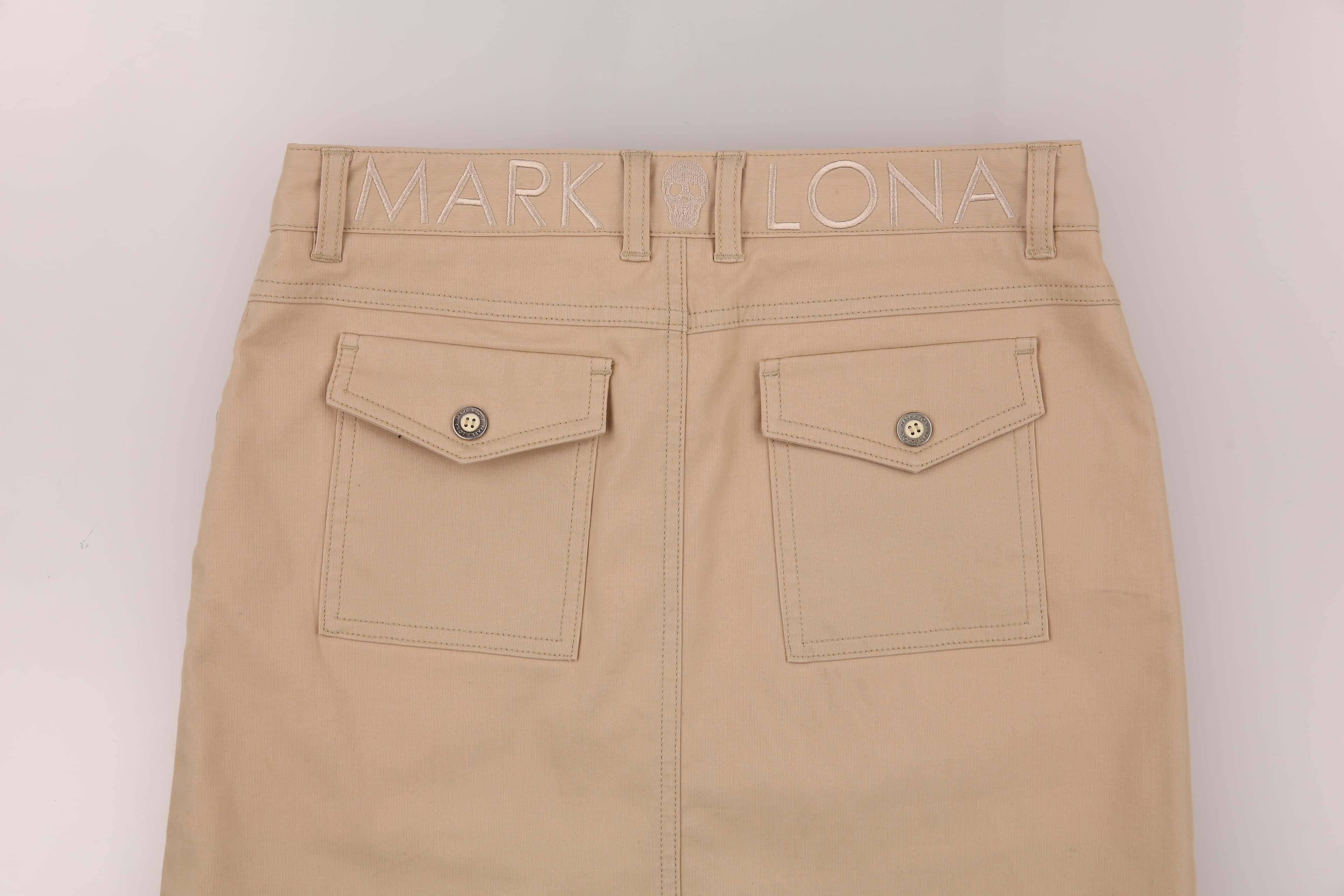 H라인 스컬 포인트 스커트