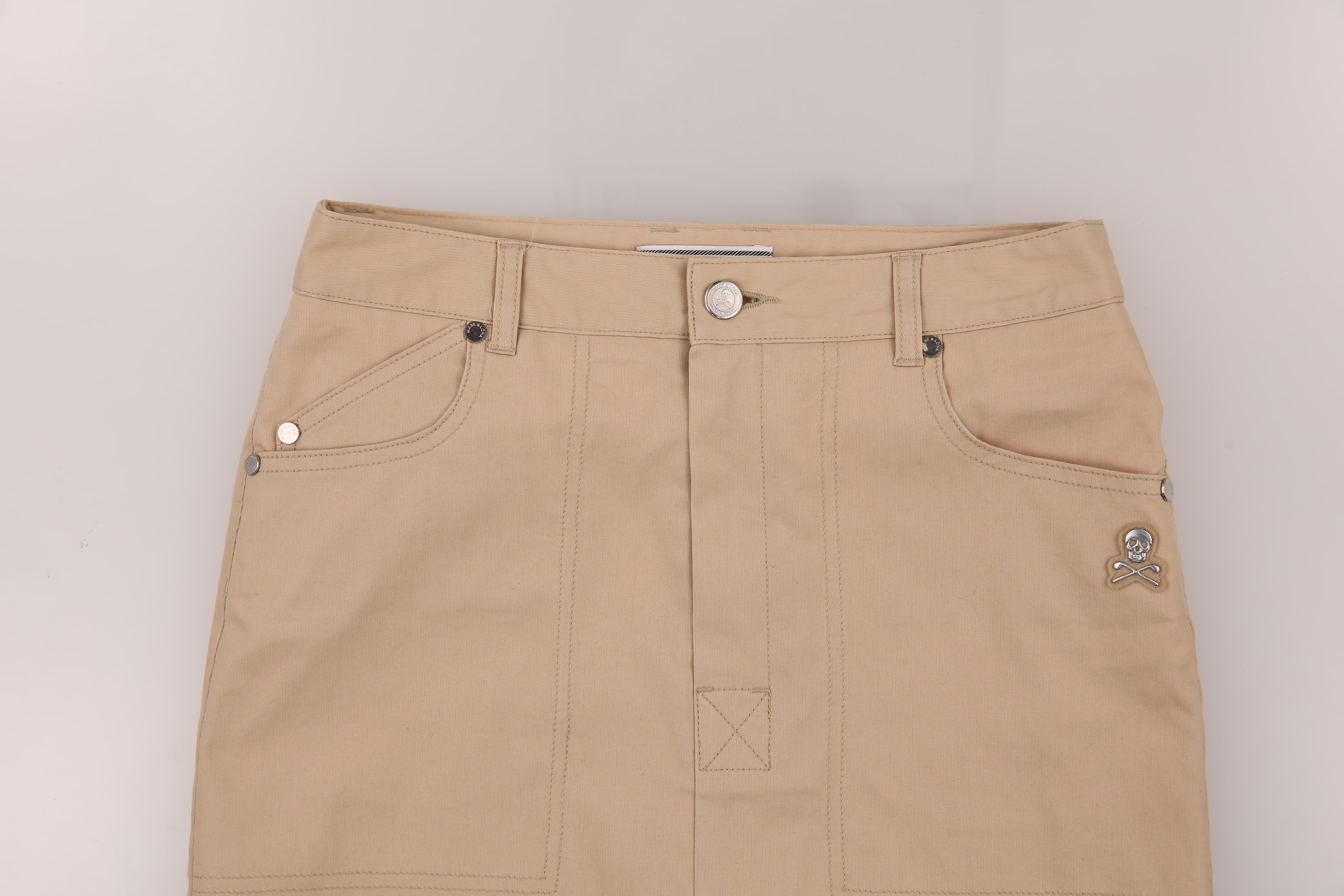 H라인 스컬 포인트 스커트