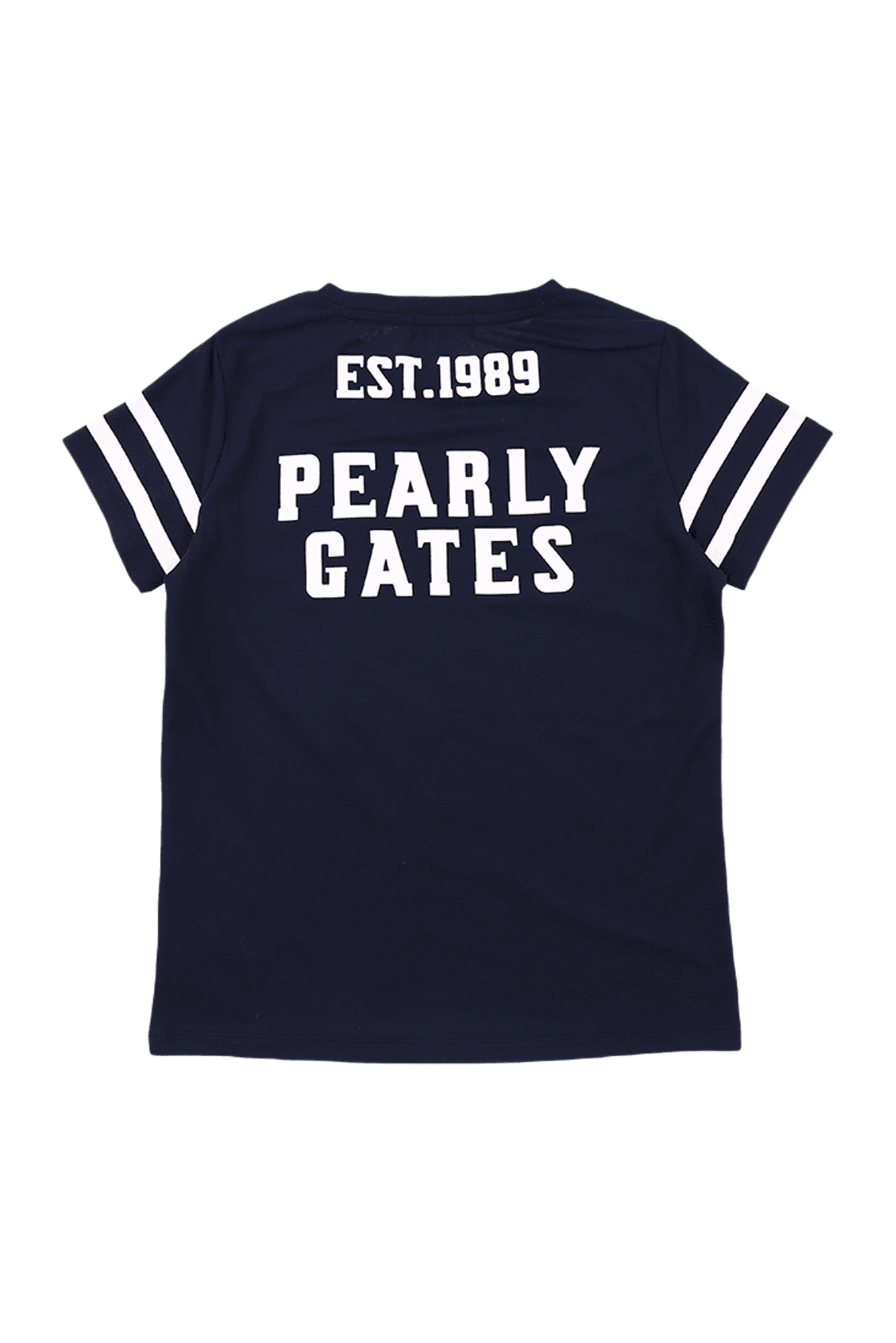 스마일 레터링 골프 티셔츠