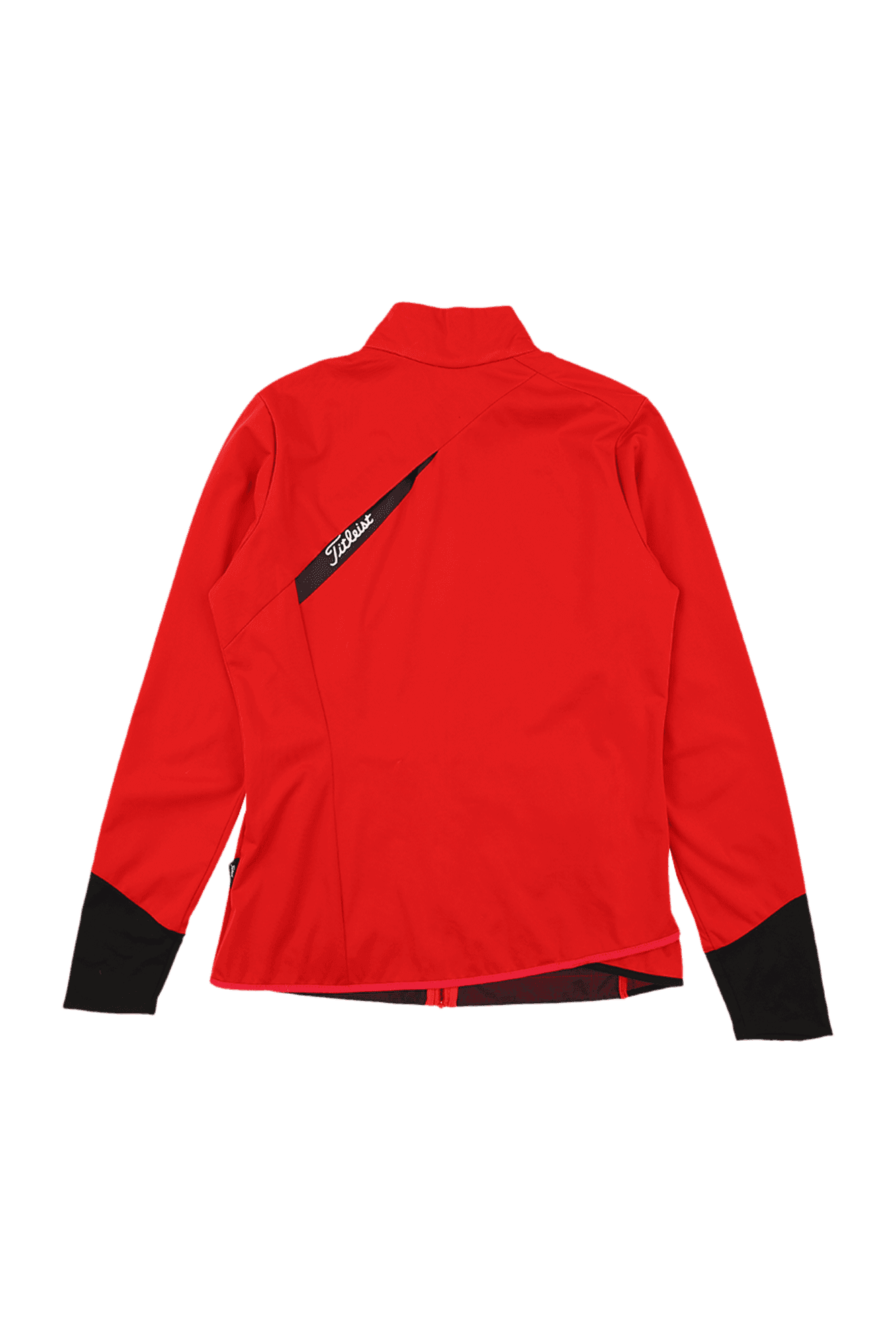 소매 사선 배색 집업