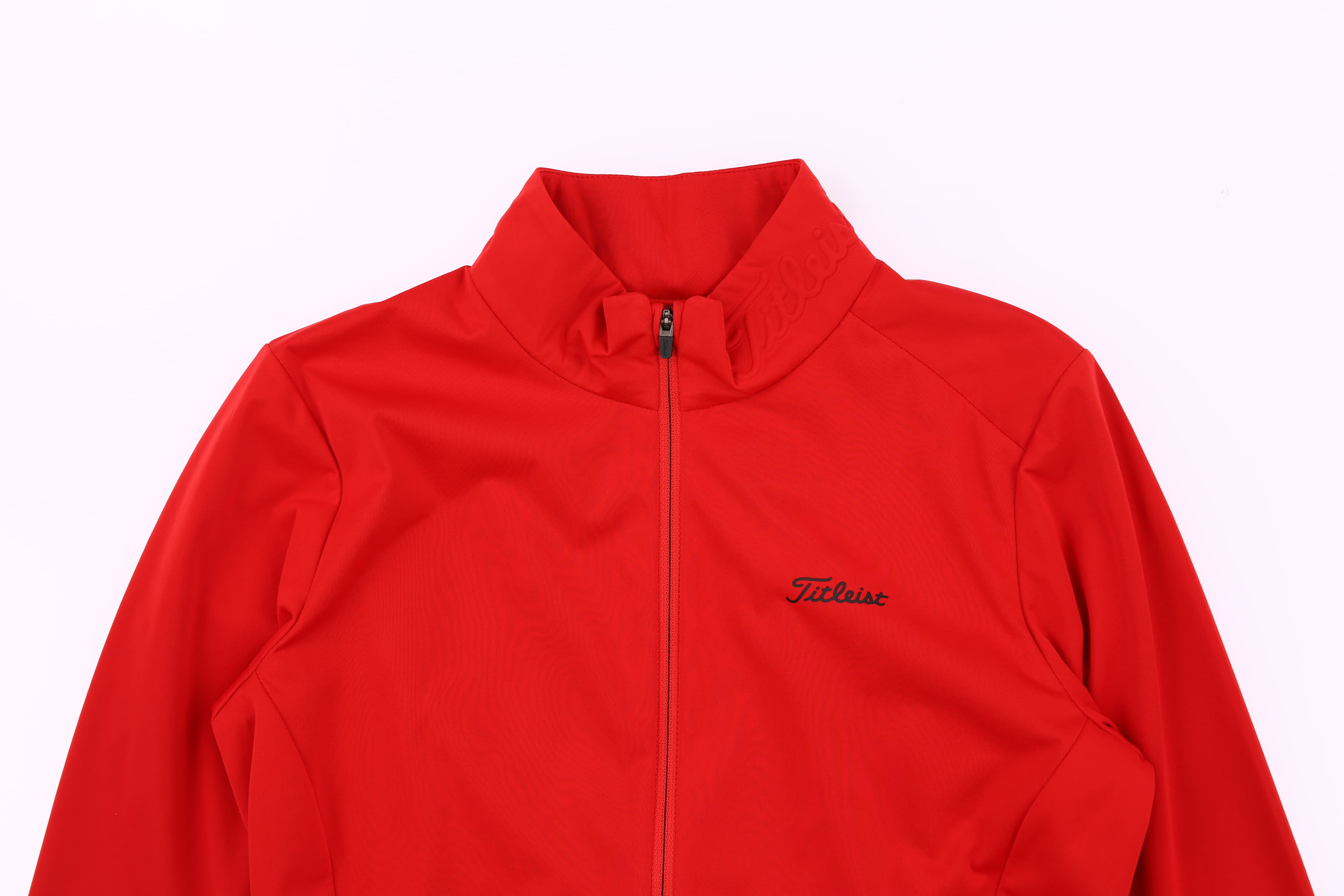 소매 사선 배색 집업