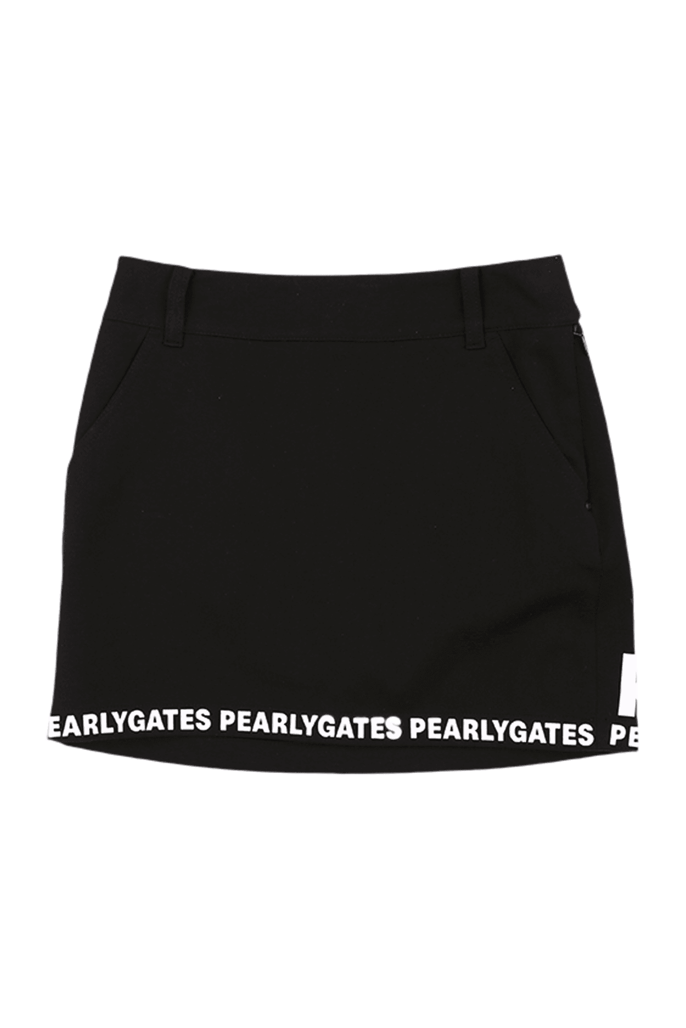 로고 라인 큐롯 스커트