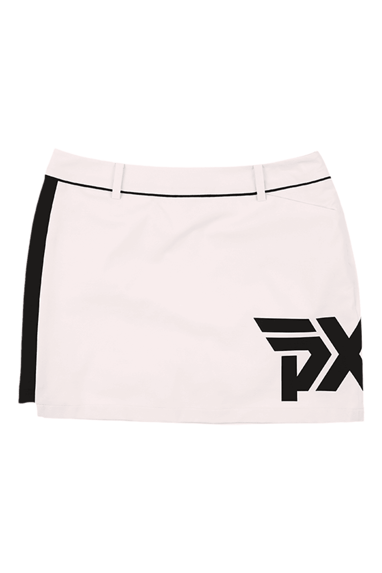 빅로고 파이핑 스커트