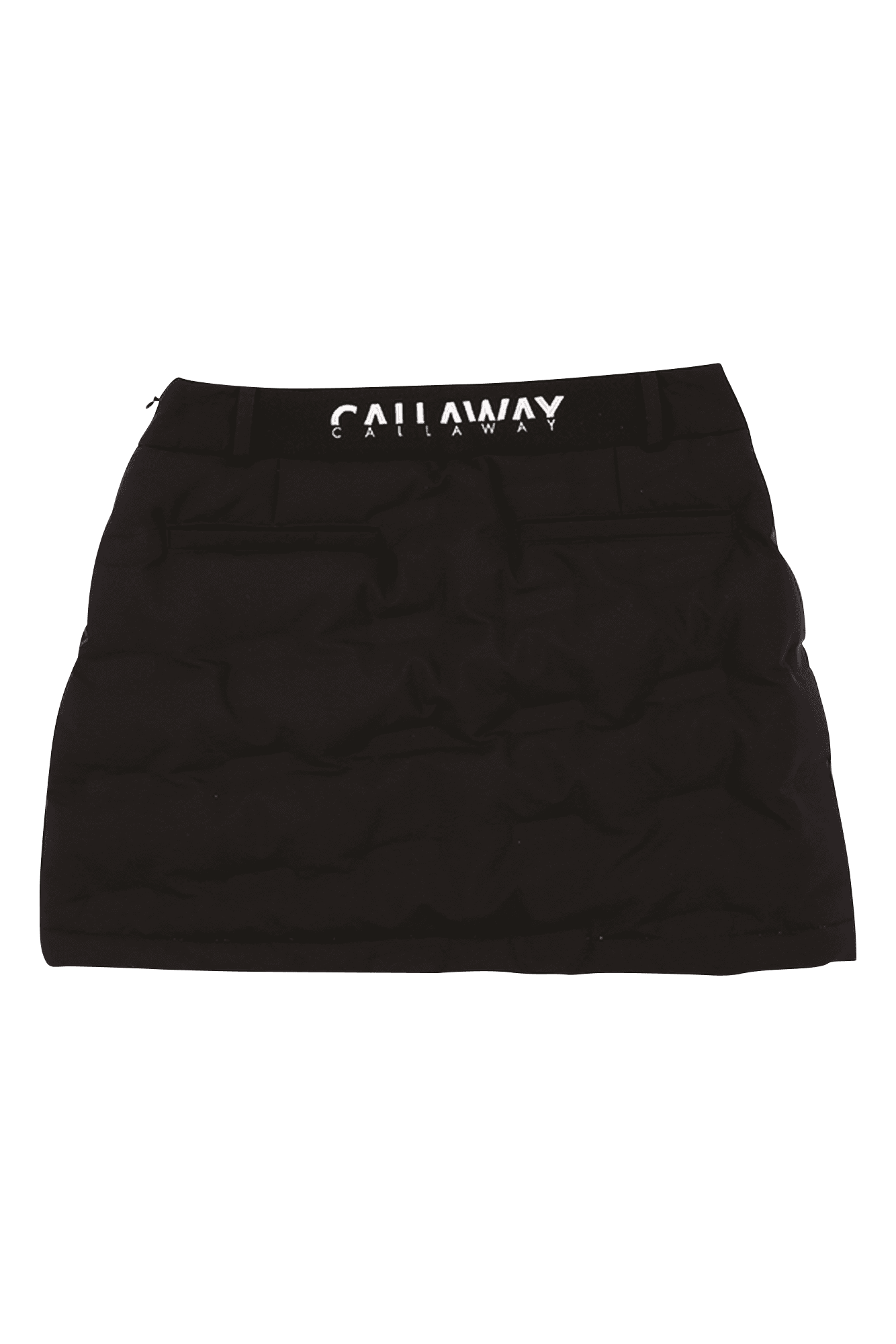 밴딩 로고 패딩 스커트