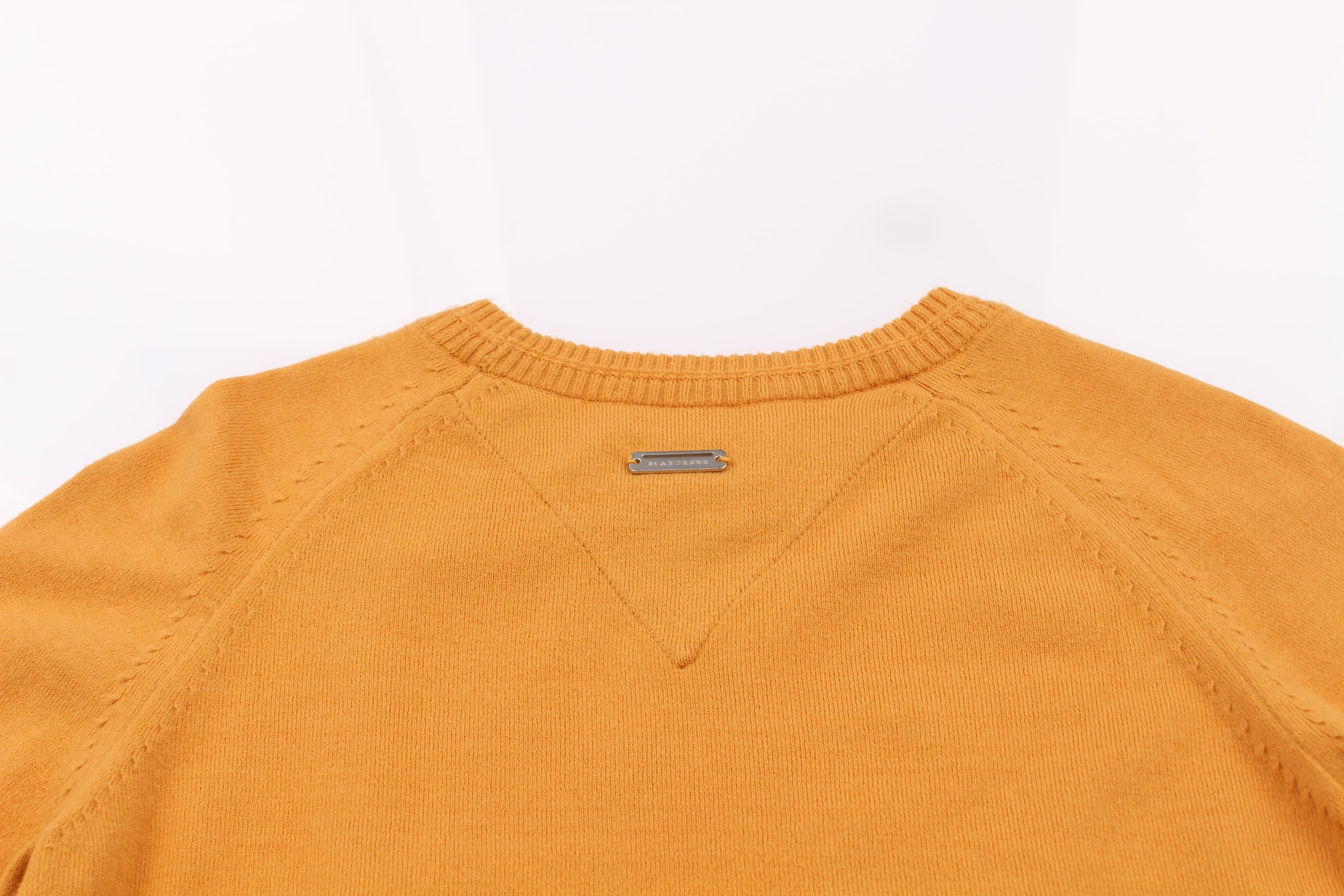 ST로고 라운드넥 니트