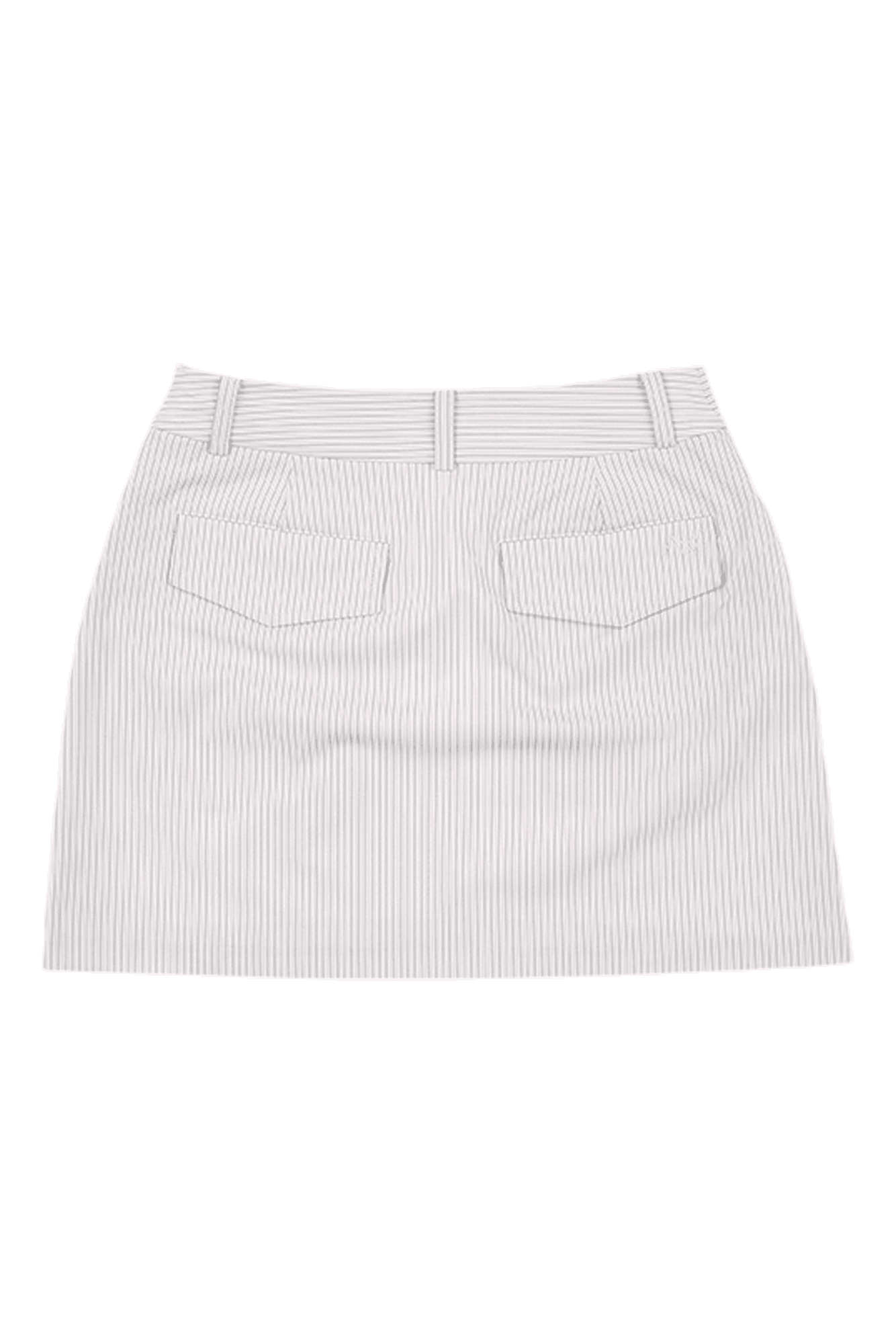 우븐 스트라이프 스커트