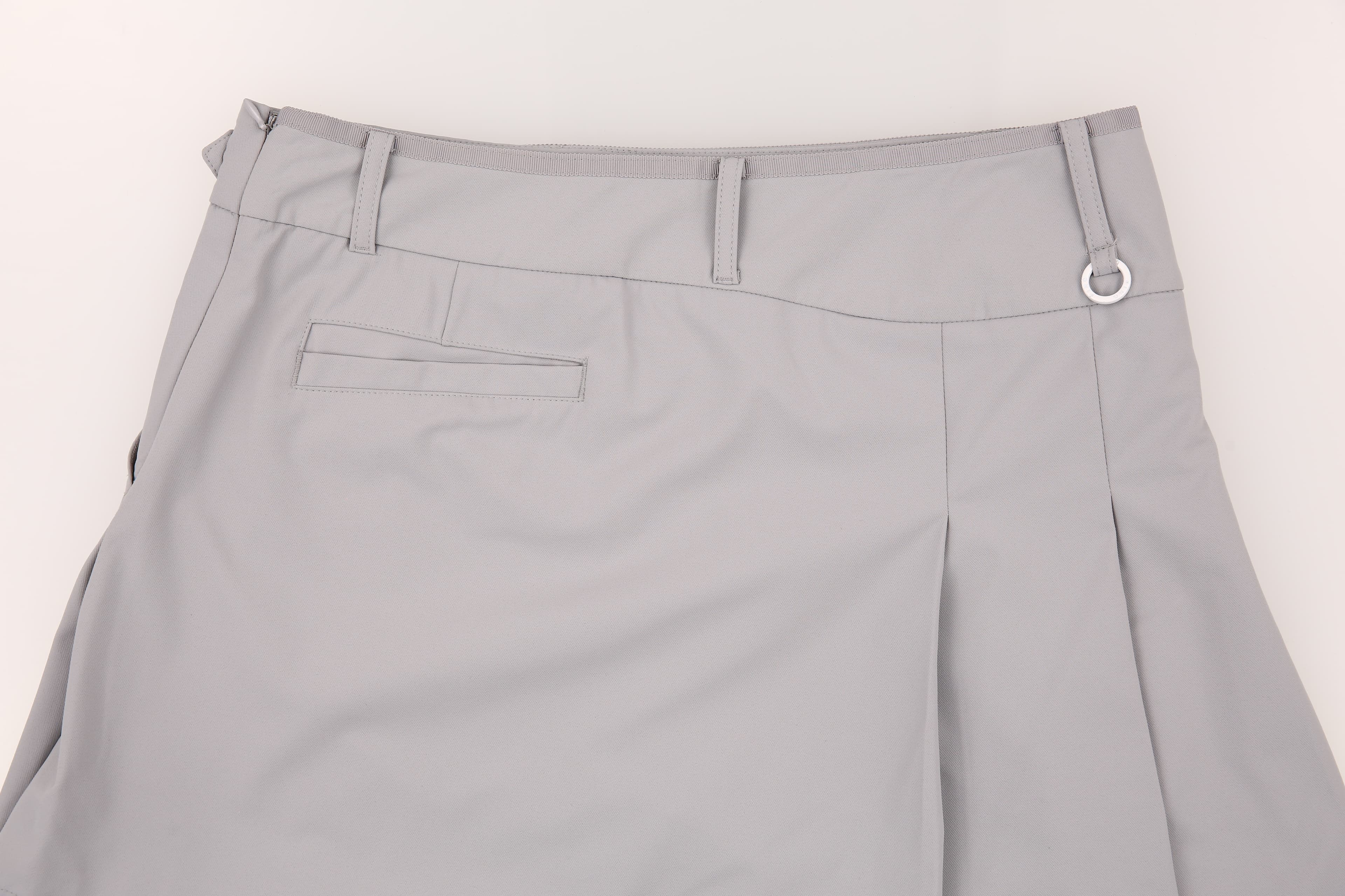 플리츠 변형 큐롯 스커트