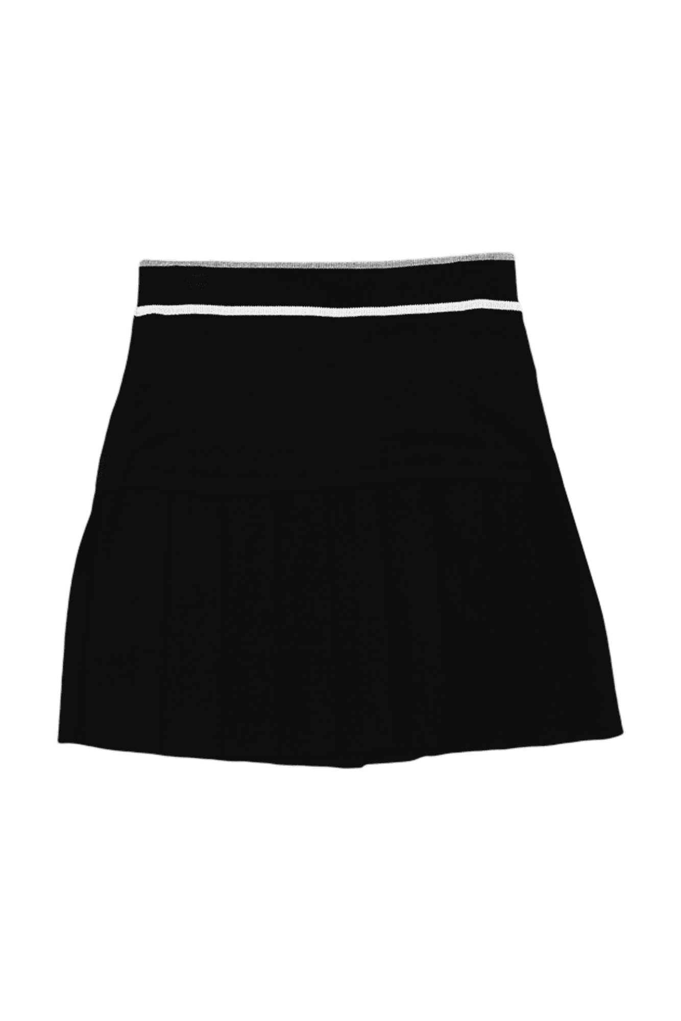 트리플 트랙 니트 스커트