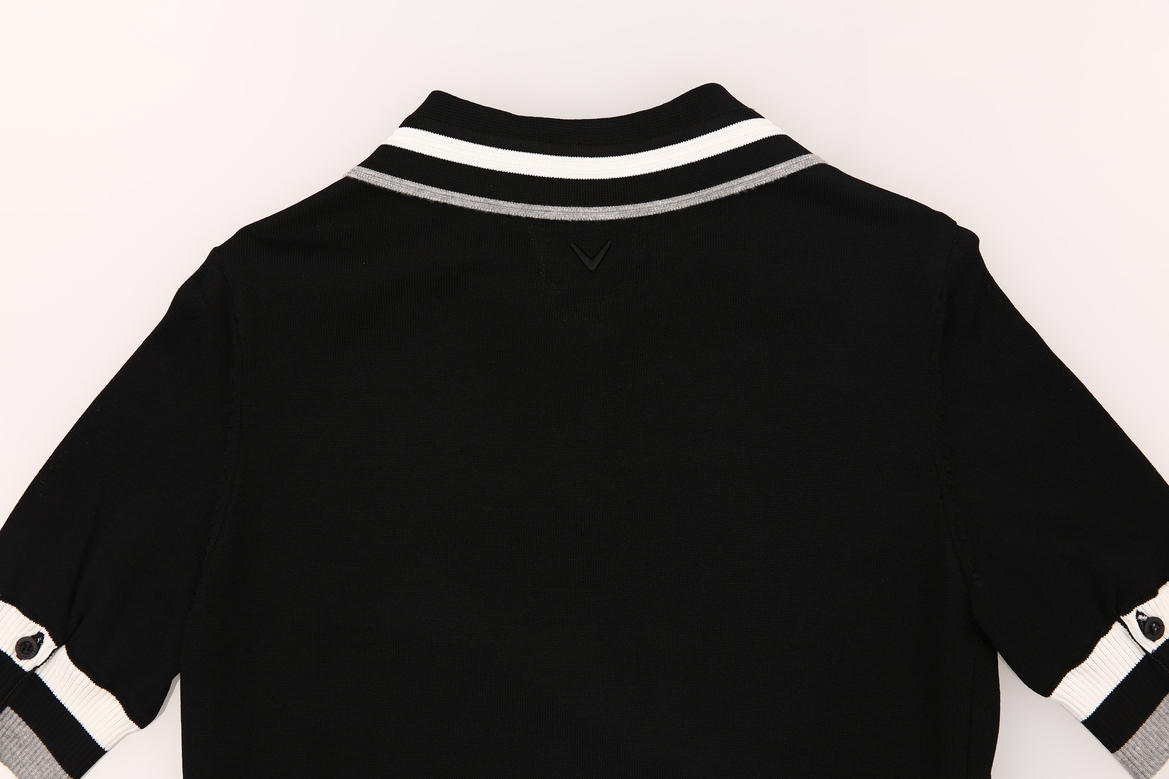 트리플 트랙 니트 반팔