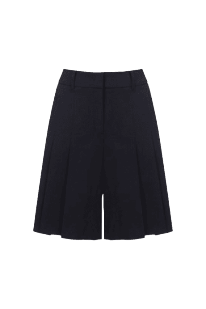 여성 헨리 하프팬츠_네이비(S)