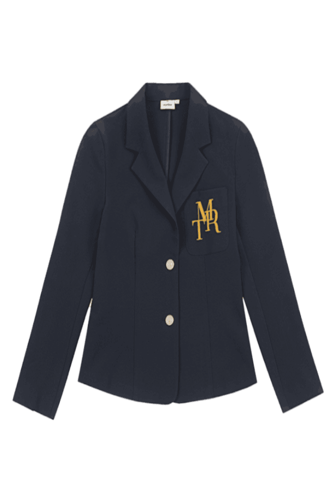 포켓 니들포인트 자켓