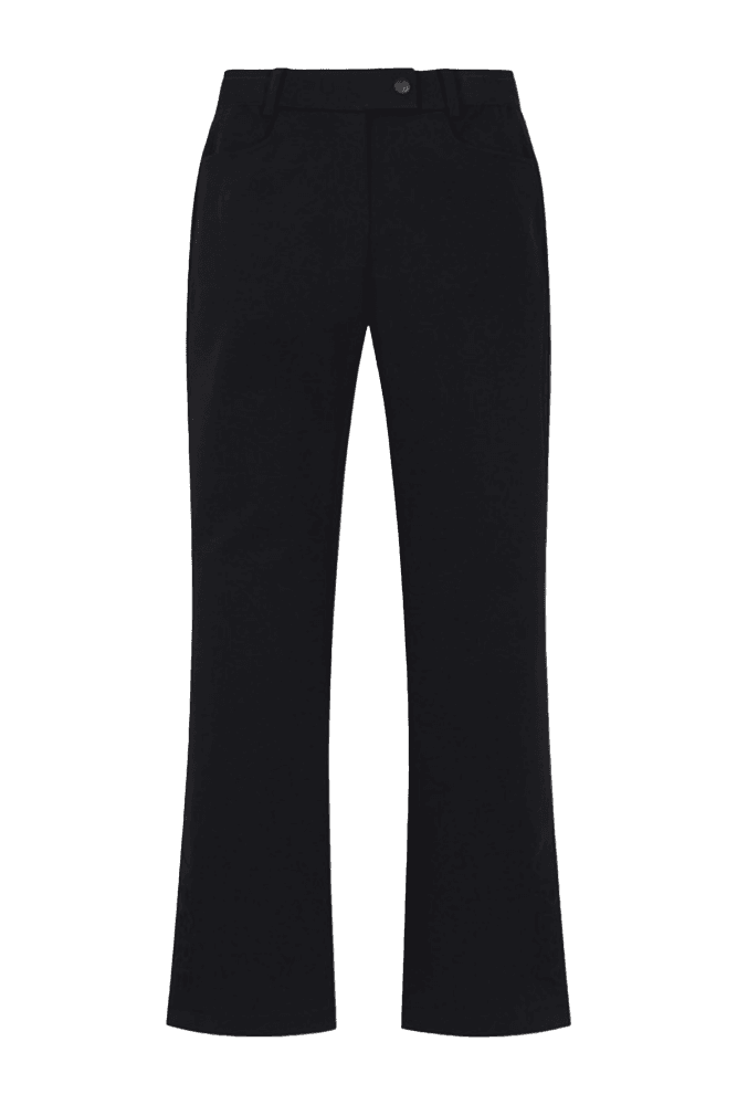 슬림 부츠컷 롱팬츠 블랙