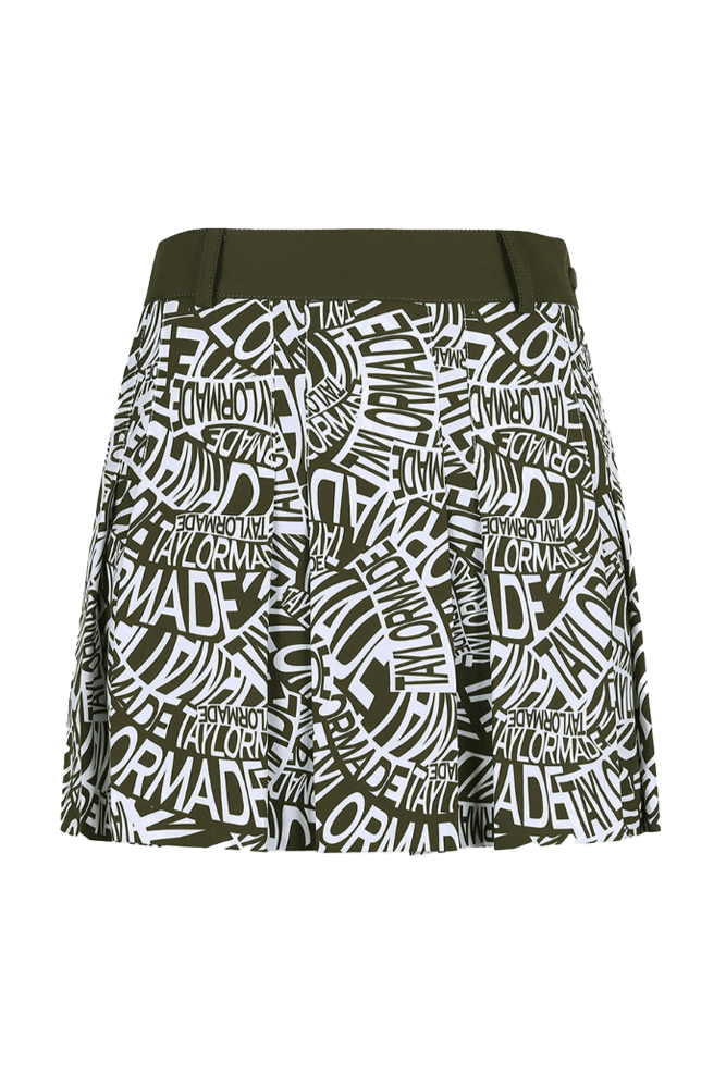 여성 패턴 전체 플리츠 큐롯_카키(S)