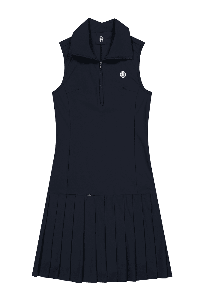 저지 플리츠 원피스