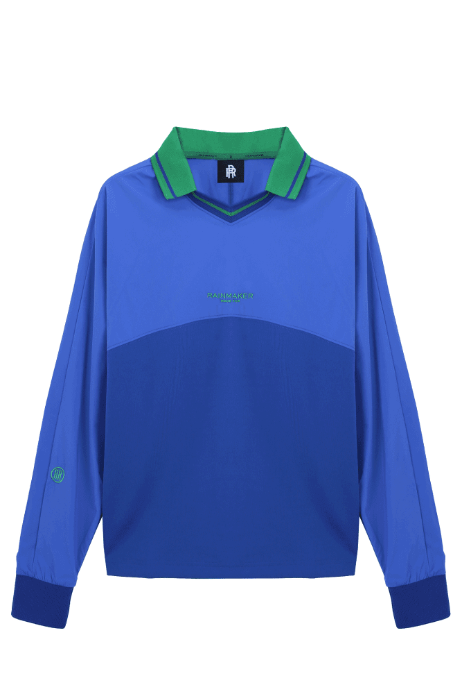 W 배색 포인트 티셔츠