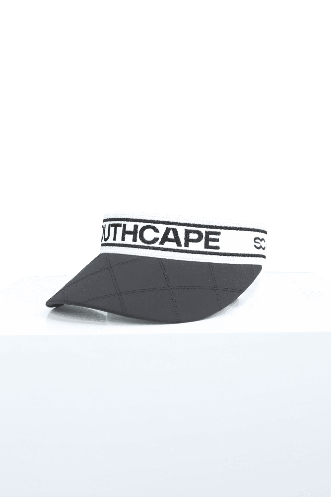 여성 사우스케이프 로고 자수 스트랩 바이저