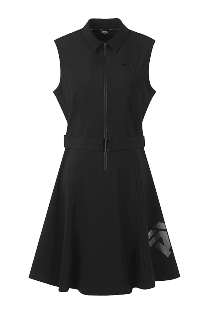 써머 빅로고 플리츠 원피스