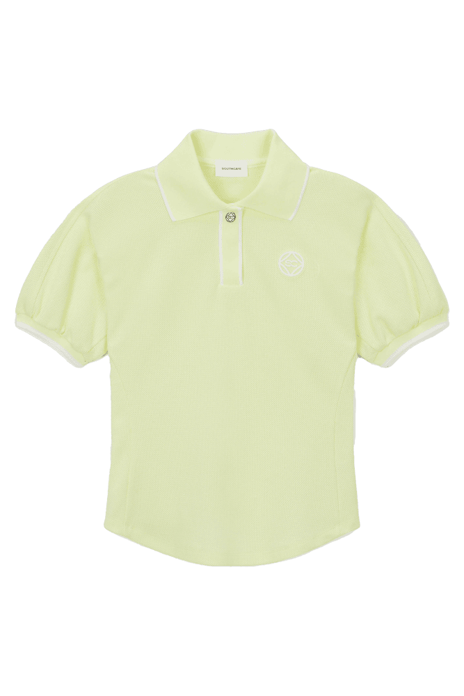 23 절개 볼륨 칼라 티셔츠