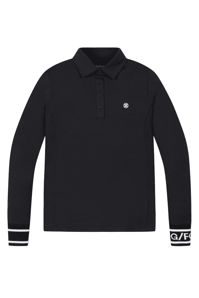 니트 하이브리드 카라 폴로 티셔츠