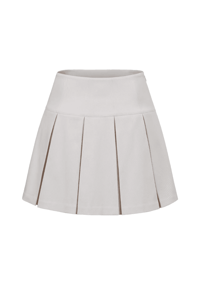 니트밴드 플리츠 스커트 (XS)