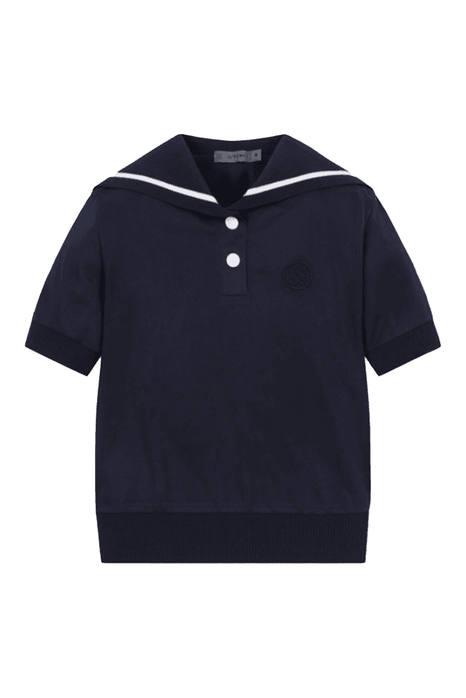 하프집 칼라 티셔츠