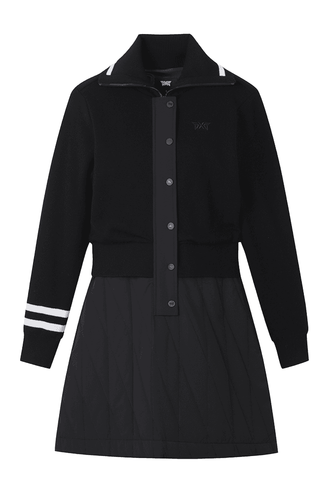 하이브리드 니트 원피스