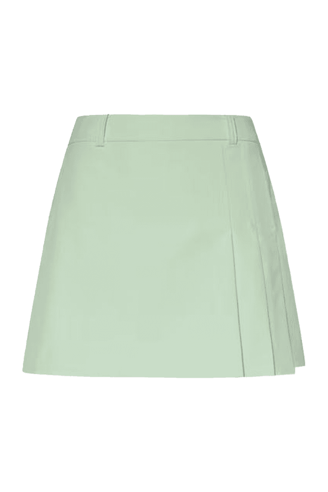 사이드 플리츠 랩 숏팬츠