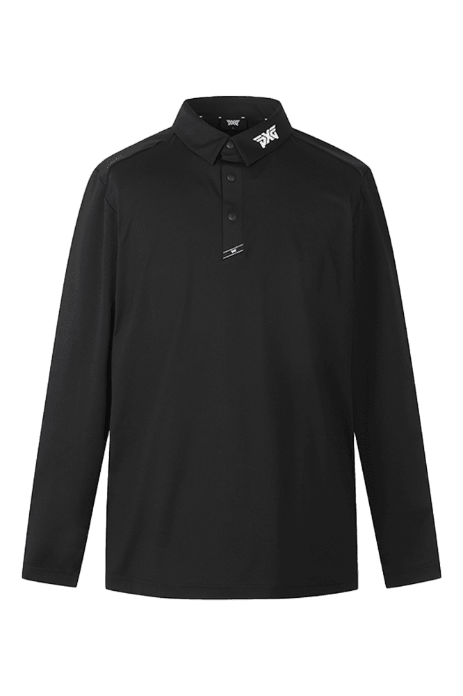 남성 써머 카라 롱 슬리브 티셔츠