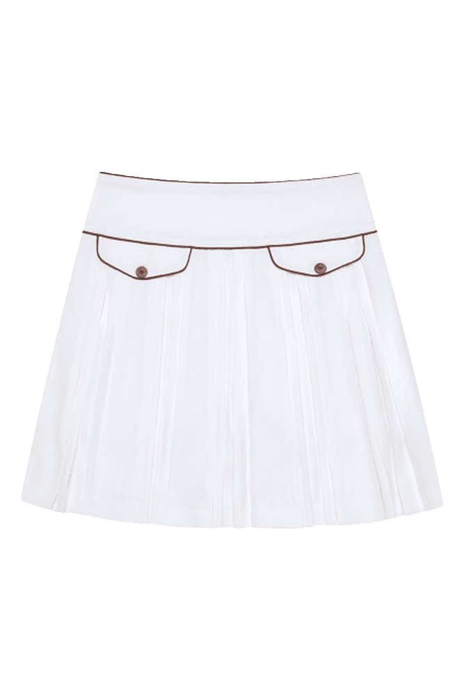 플리츠 플레어 큐롯