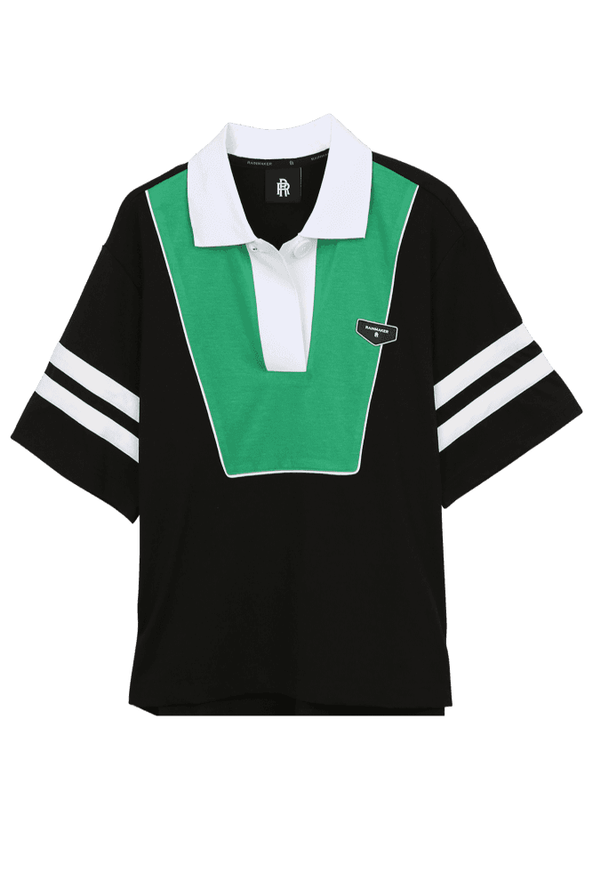 하프 슬리브 폴로 티셔츠