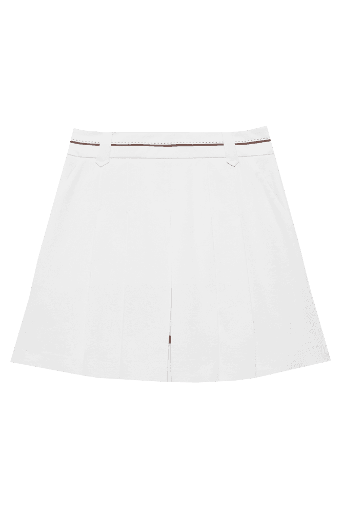 플리츠 포인트 하프 큐롯