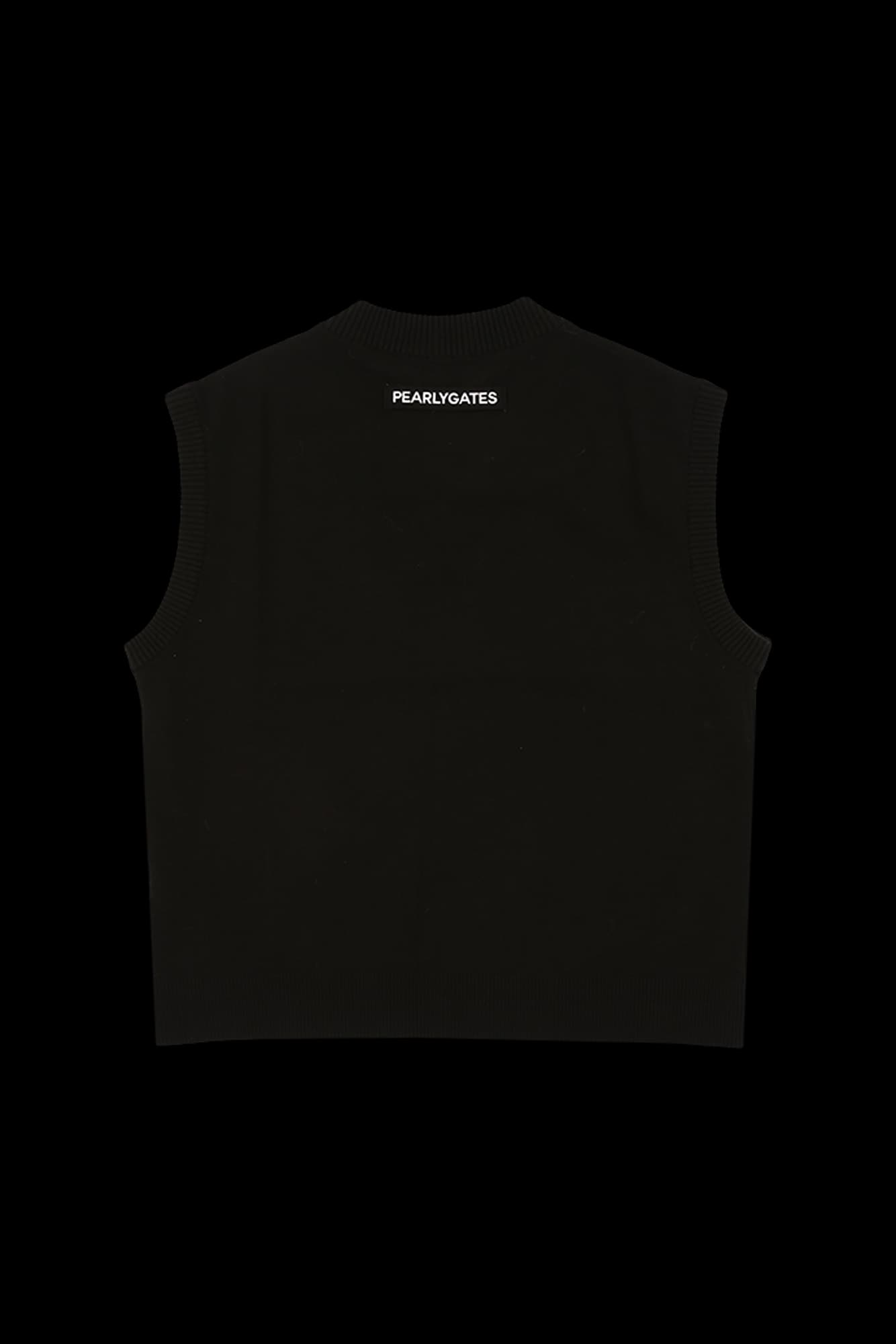 아가일 니트 베스트