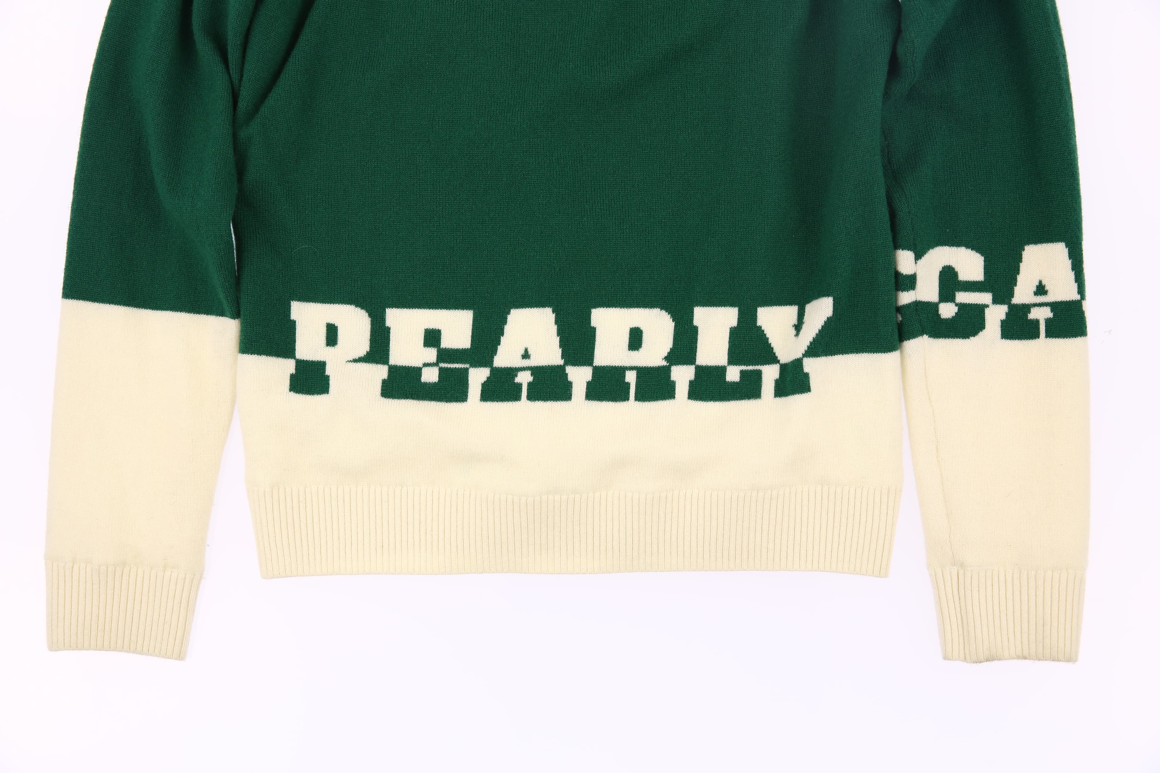 컬러 블록 하프 집업 방풍 스웨터