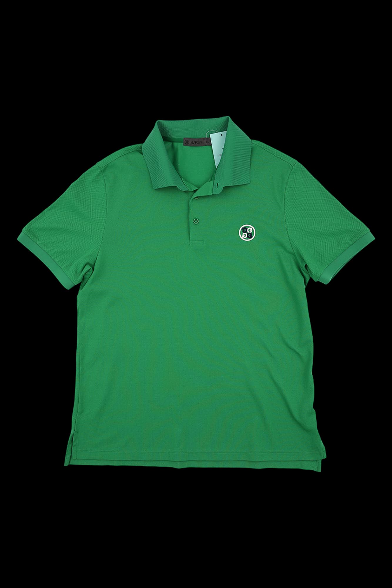 남성 그린 로고 카라티