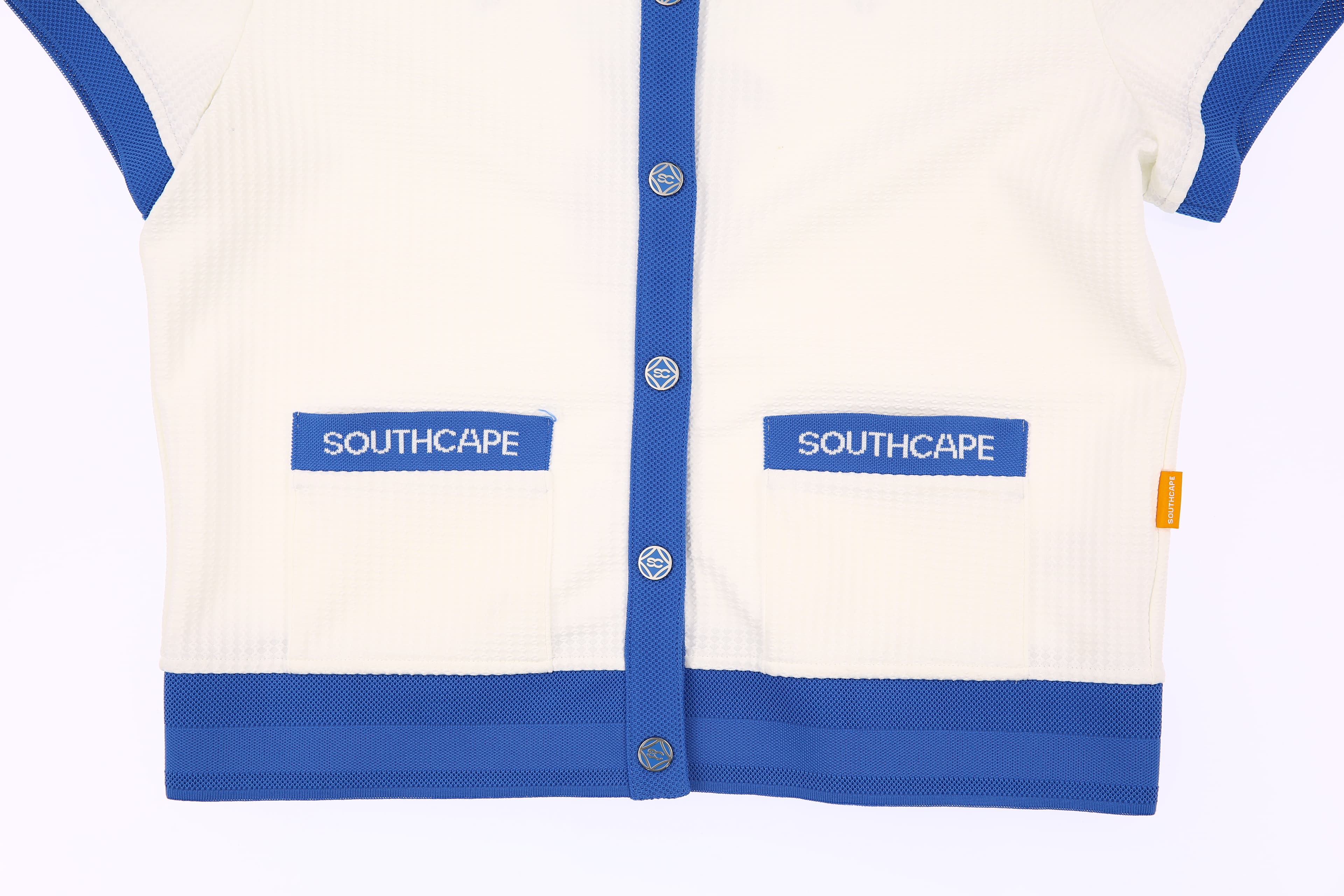 와플 컬러 라인 가디건