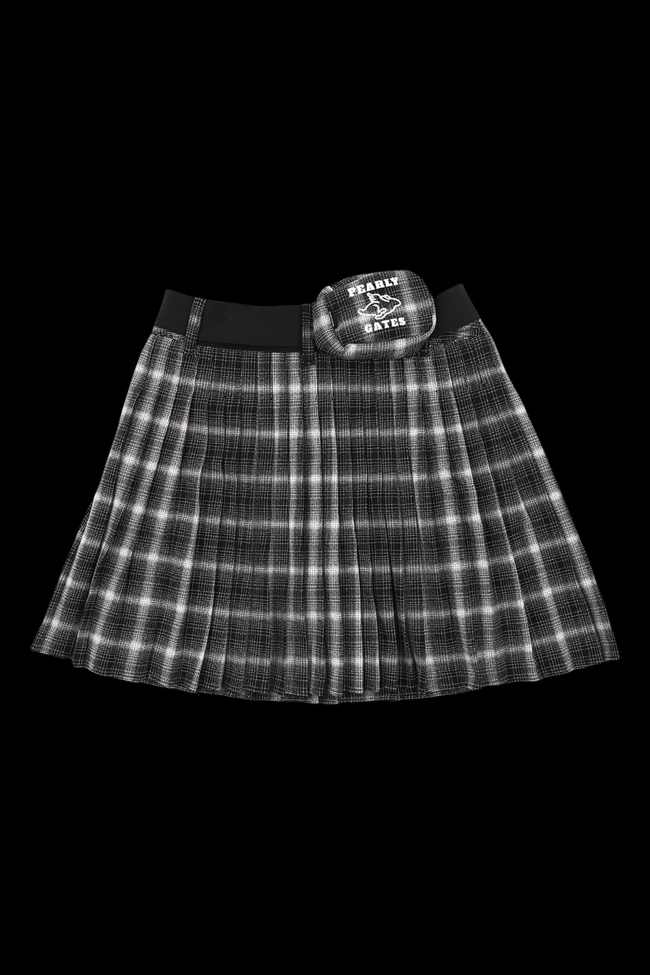 체크 패턴 스커트