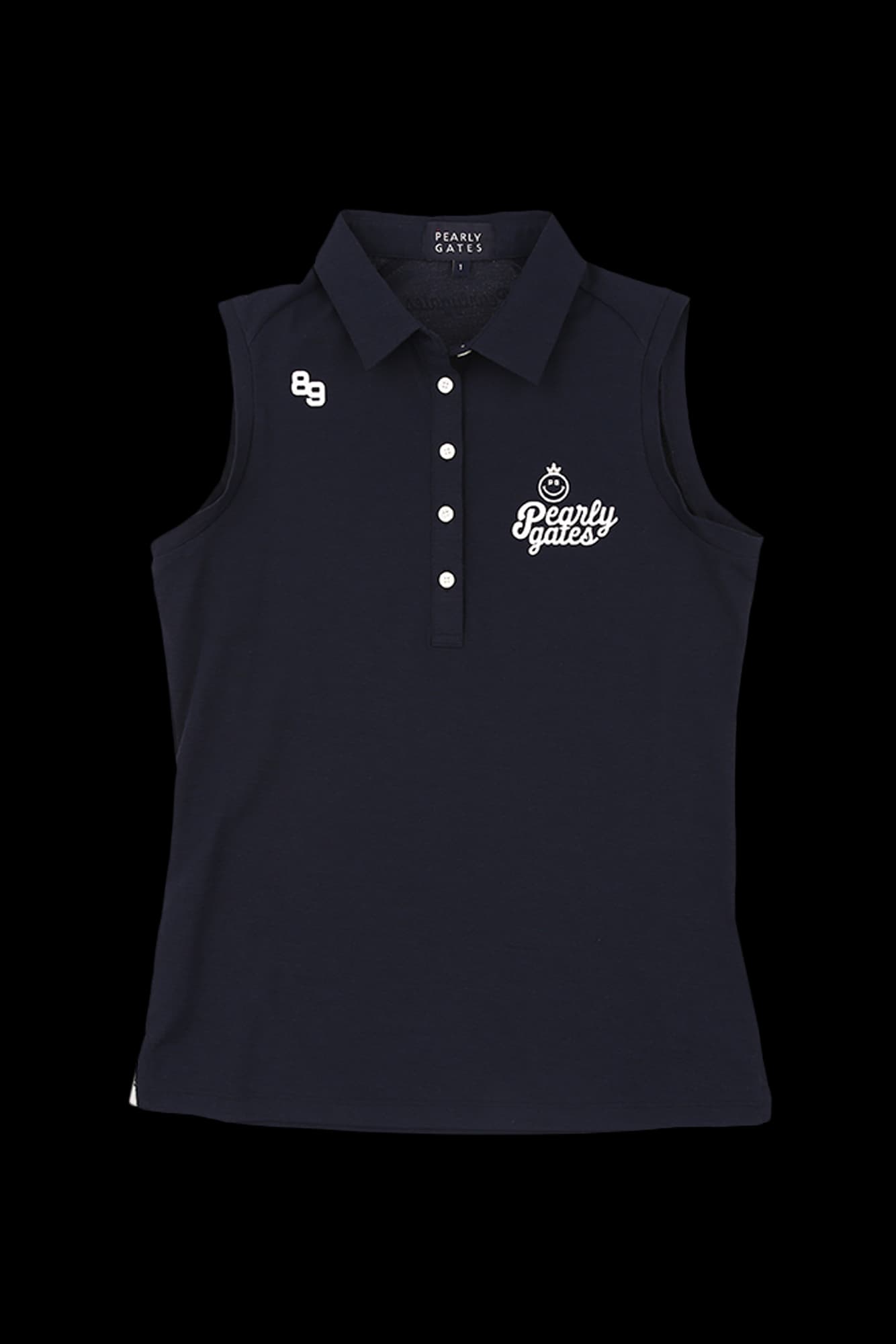 로고 프린팅 슬리브리스