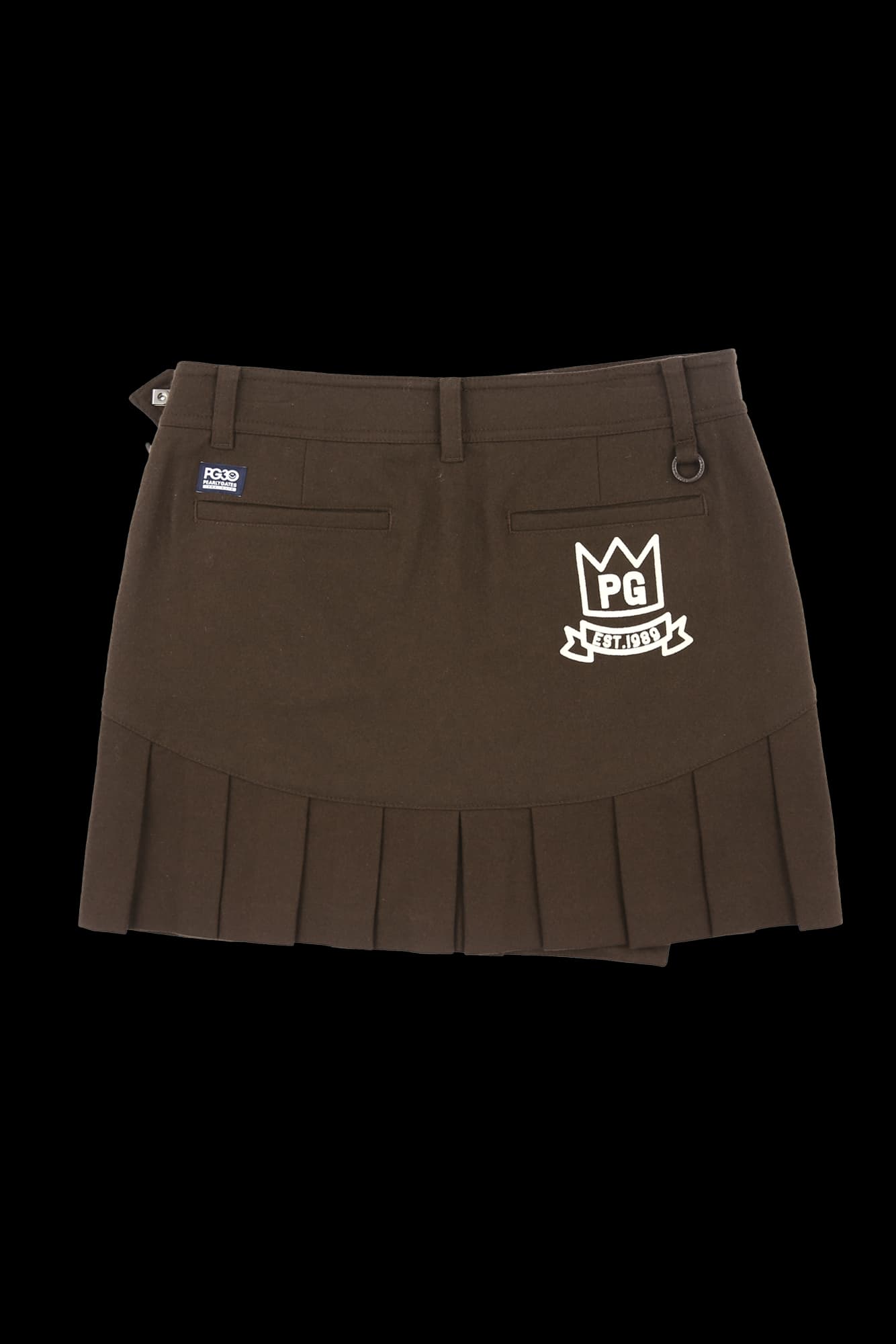 사선라인 큐롯 스커트