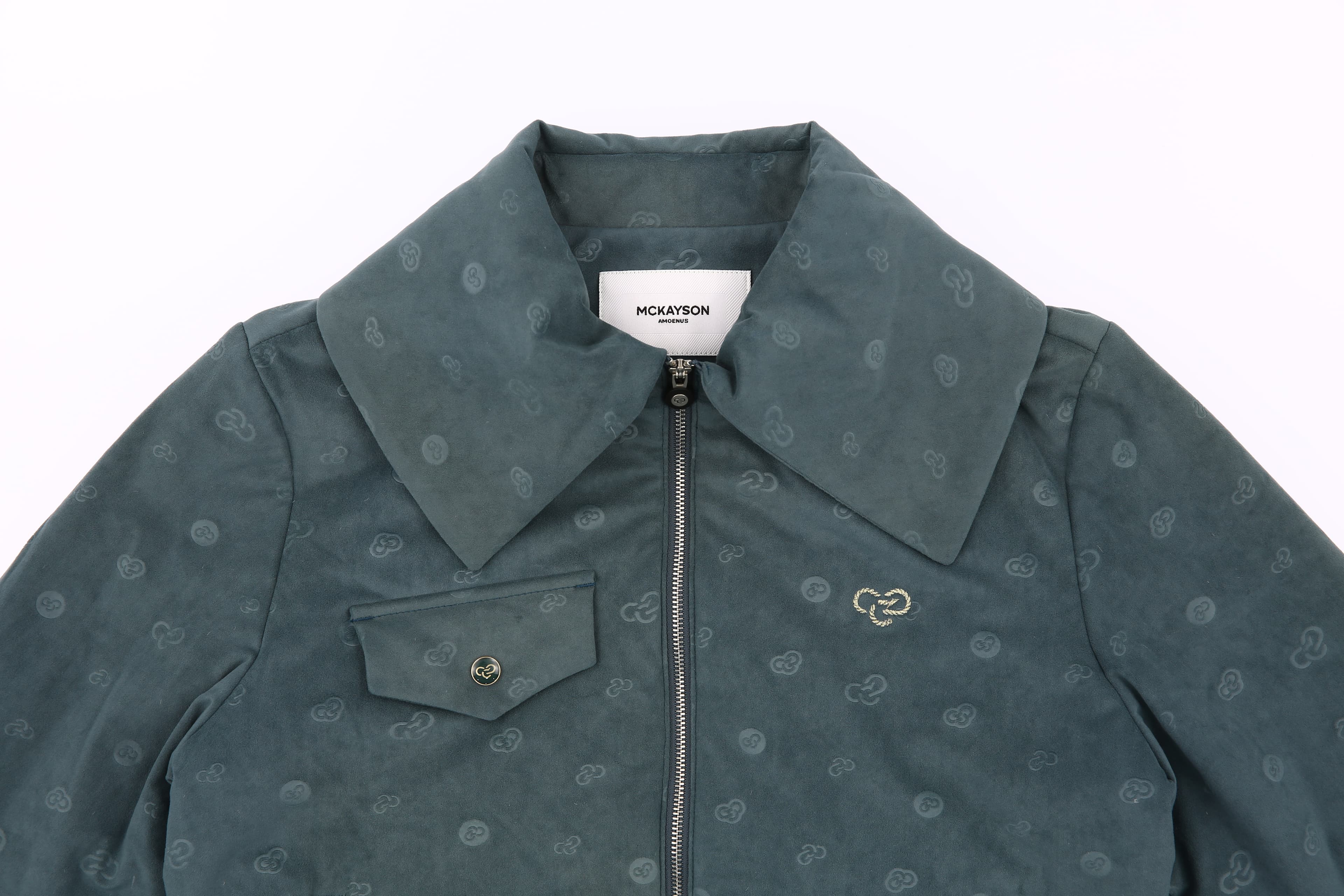 와이드에리 블루종