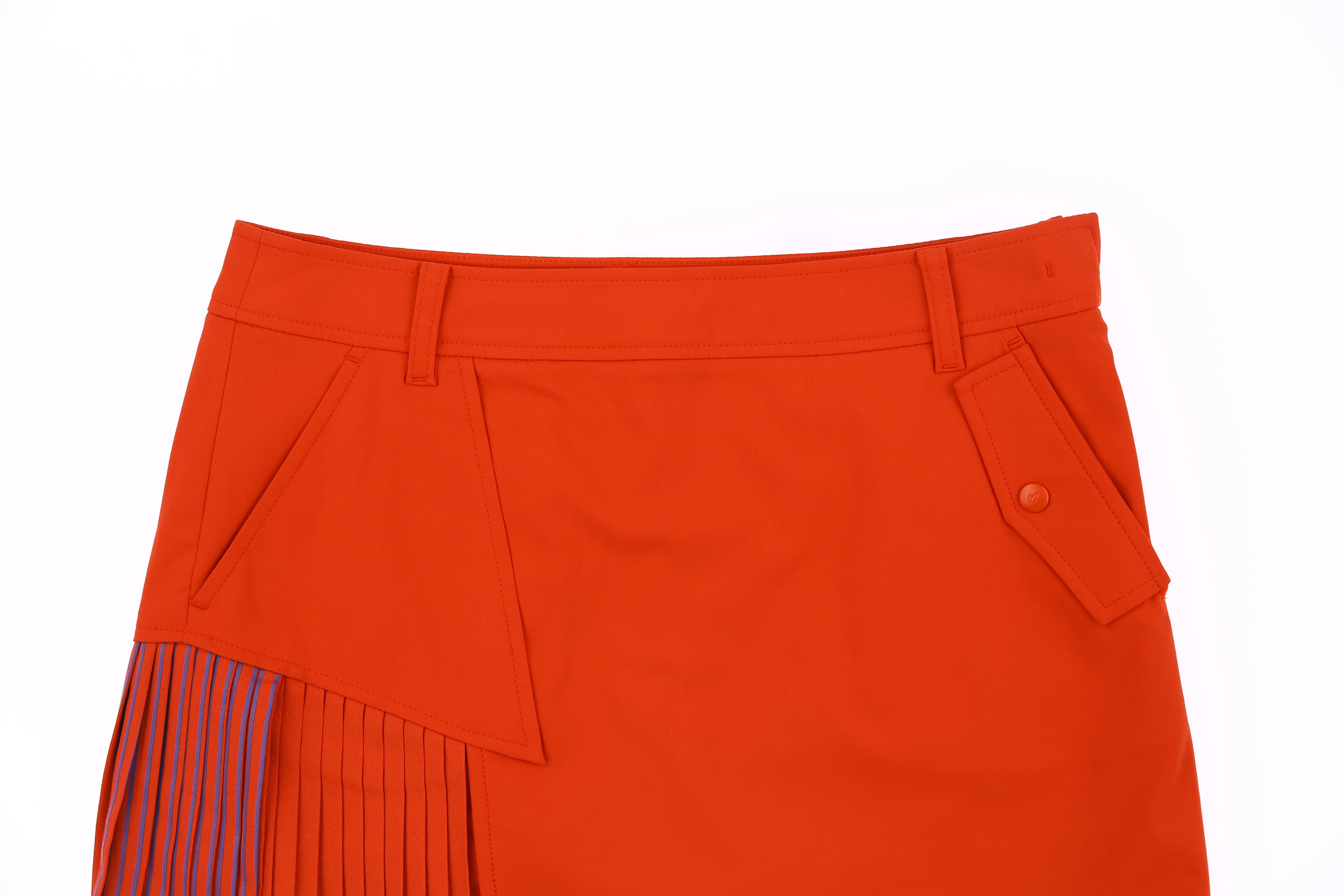 믹스 플리츠 큐롯 스커트