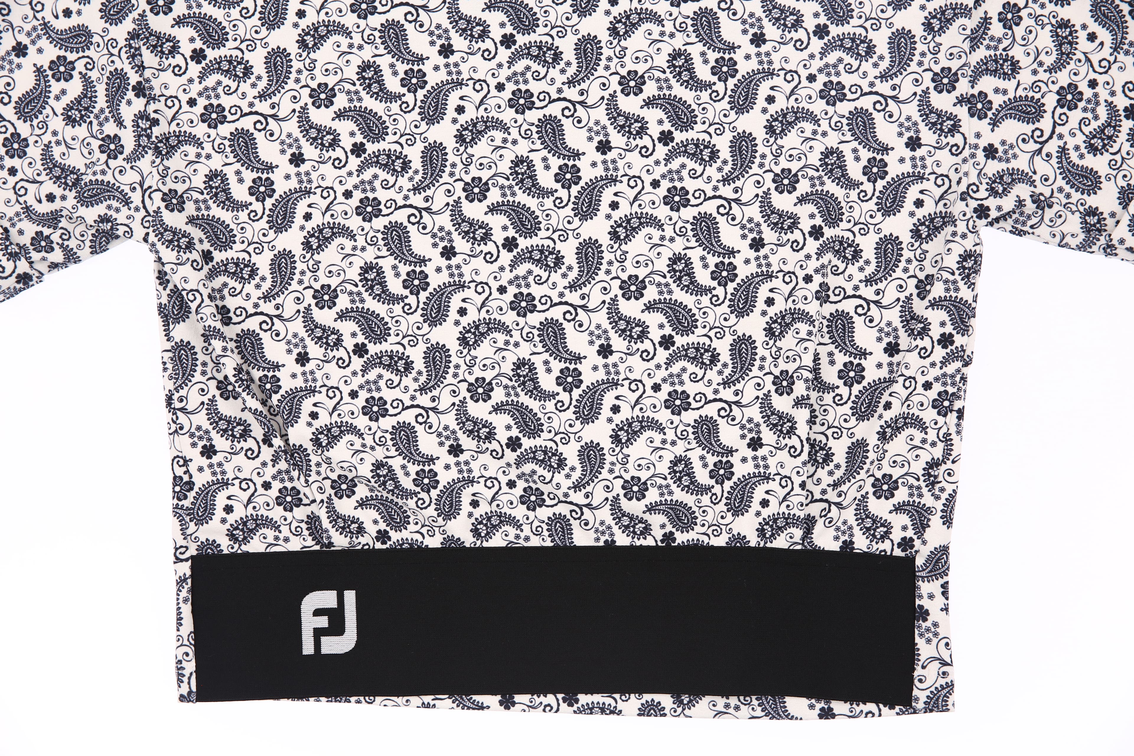 하이넥 프린트 티셔츠