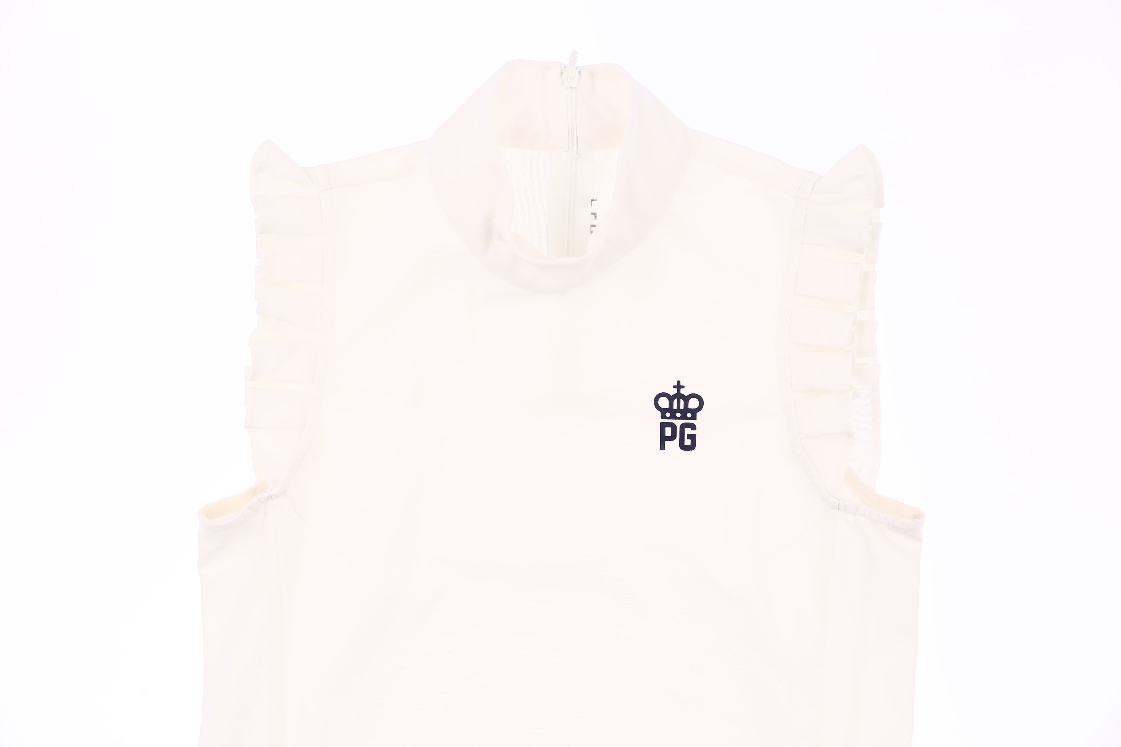 슬리브리스 프릴 하이넥